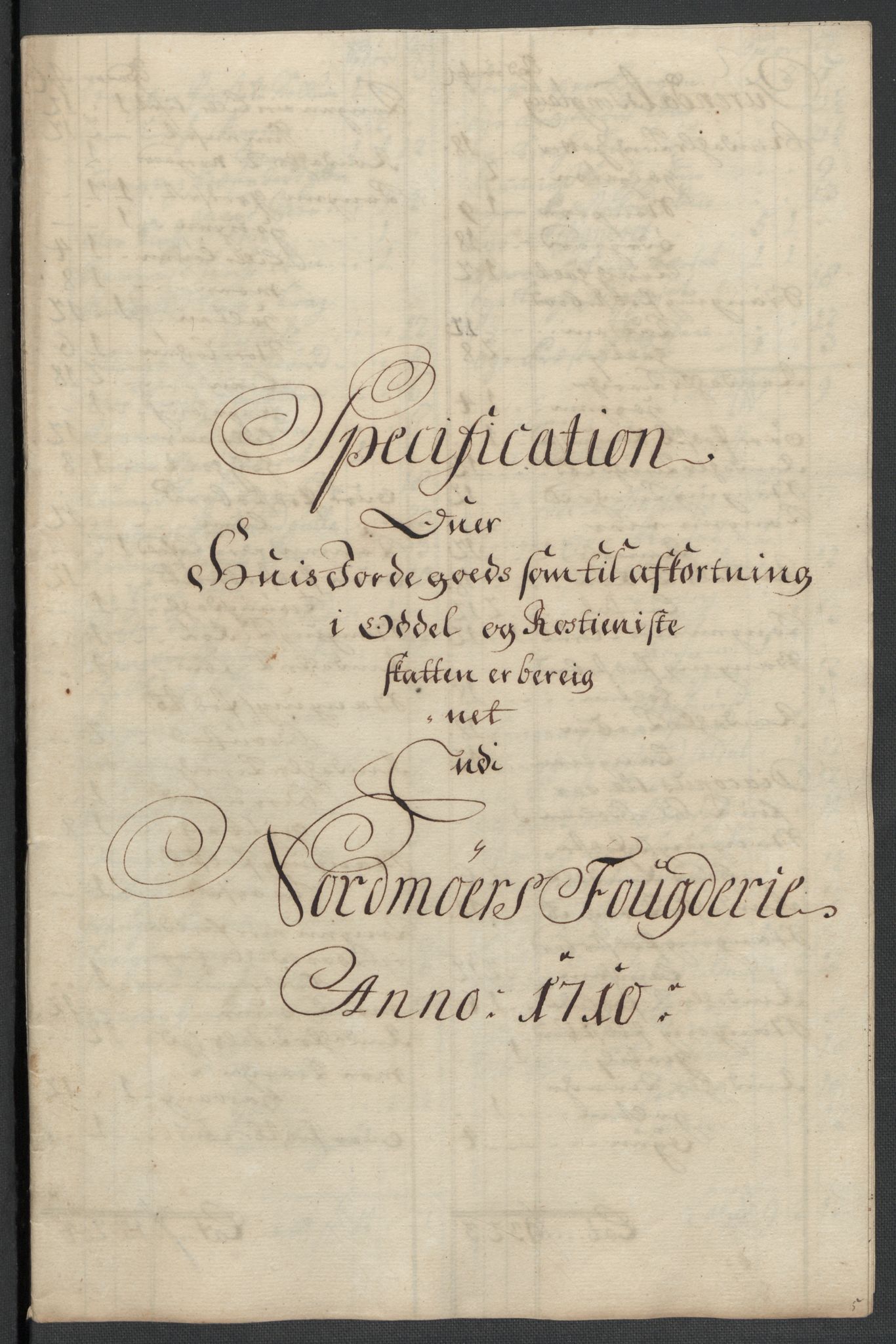 Rentekammeret inntil 1814, Reviderte regnskaper, Fogderegnskap, RA/EA-4092/R56/L3744: Fogderegnskap Nordmøre, 1709-1710, s. 293