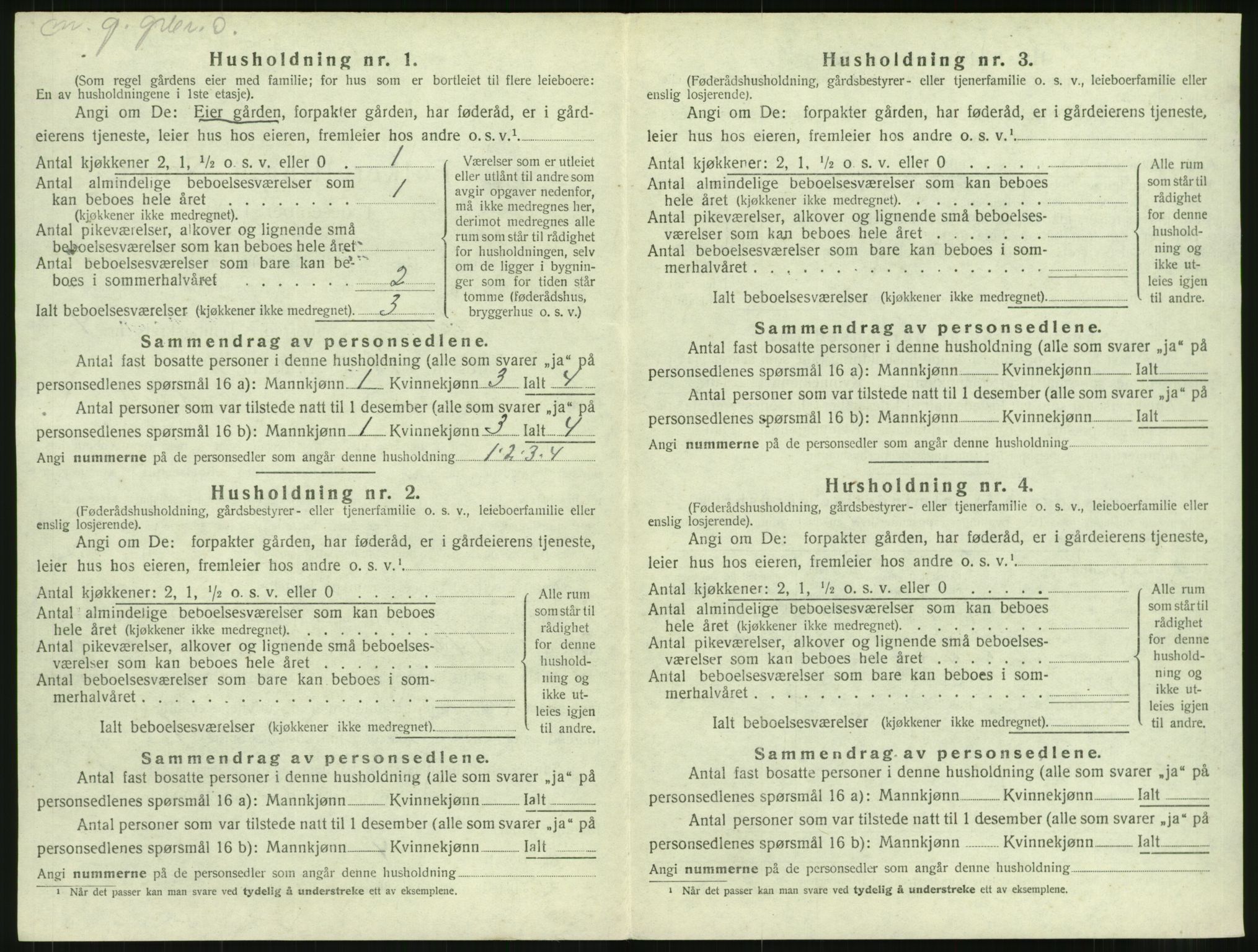 SAT, Folketelling 1920 for 1551 Eide herred, 1920, s. 299