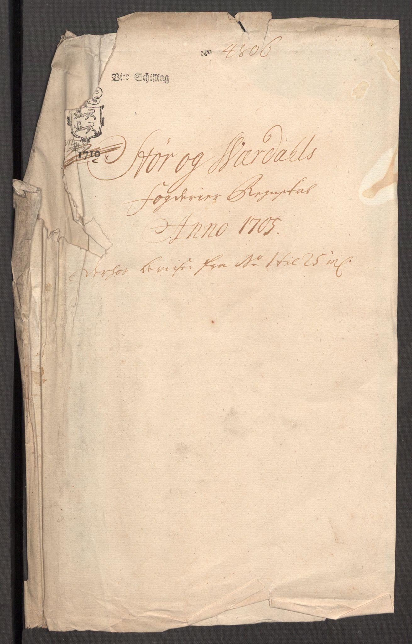 Rentekammeret inntil 1814, Reviderte regnskaper, Fogderegnskap, RA/EA-4092/R62/L4196: Fogderegnskap Stjørdal og Verdal, 1705-1706, s. 3