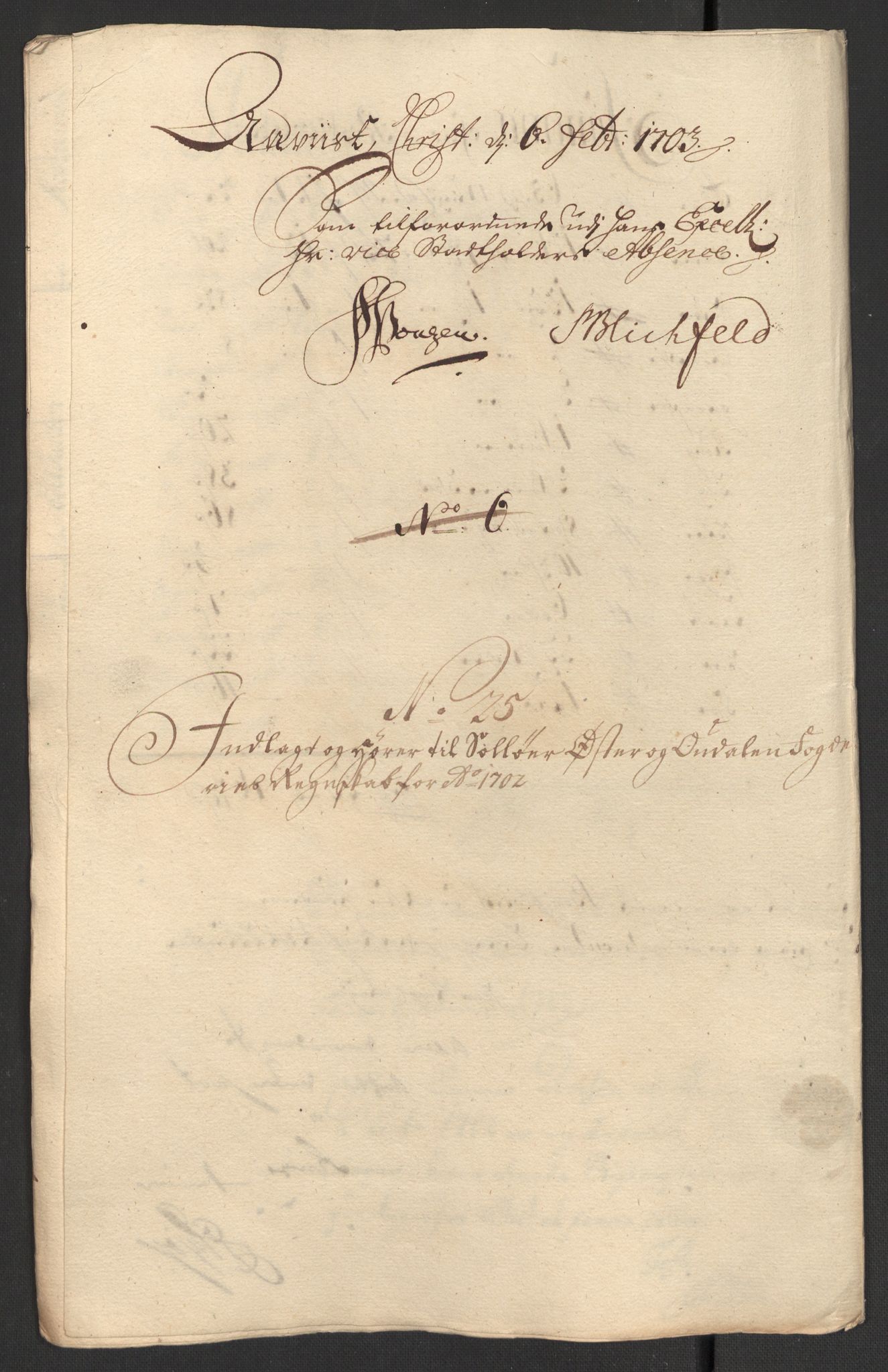 Rentekammeret inntil 1814, Reviderte regnskaper, Fogderegnskap, RA/EA-4092/R13/L0840: Fogderegnskap Solør, Odal og Østerdal, 1702, s. 279