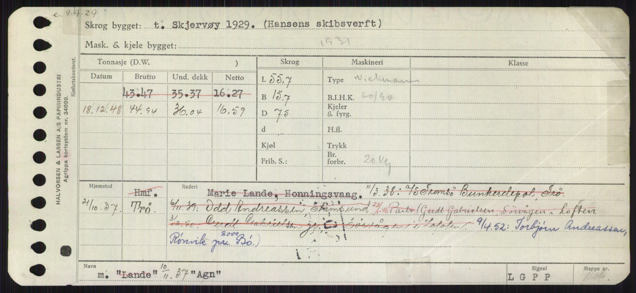 Sjøfartsdirektoratet med forløpere, Skipsmålingen, AV/RA-S-1627/H/Ha/L0001/0001: Fartøy, A-Eig / Fartøy A-Bjøn, s. 37