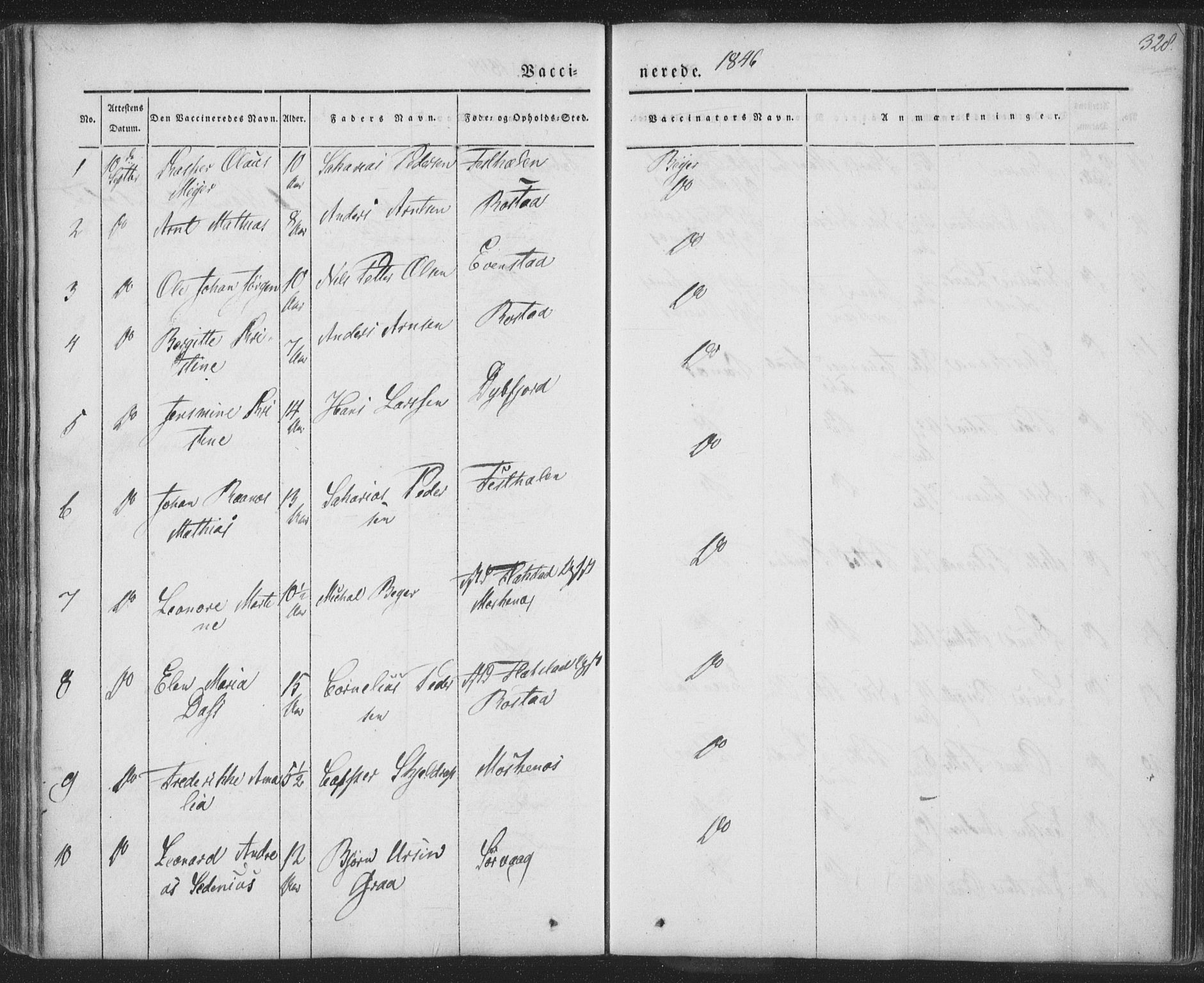 Ministerialprotokoller, klokkerbøker og fødselsregistre - Nordland, AV/SAT-A-1459/885/L1202: Ministerialbok nr. 885A03, 1838-1859, s. 328