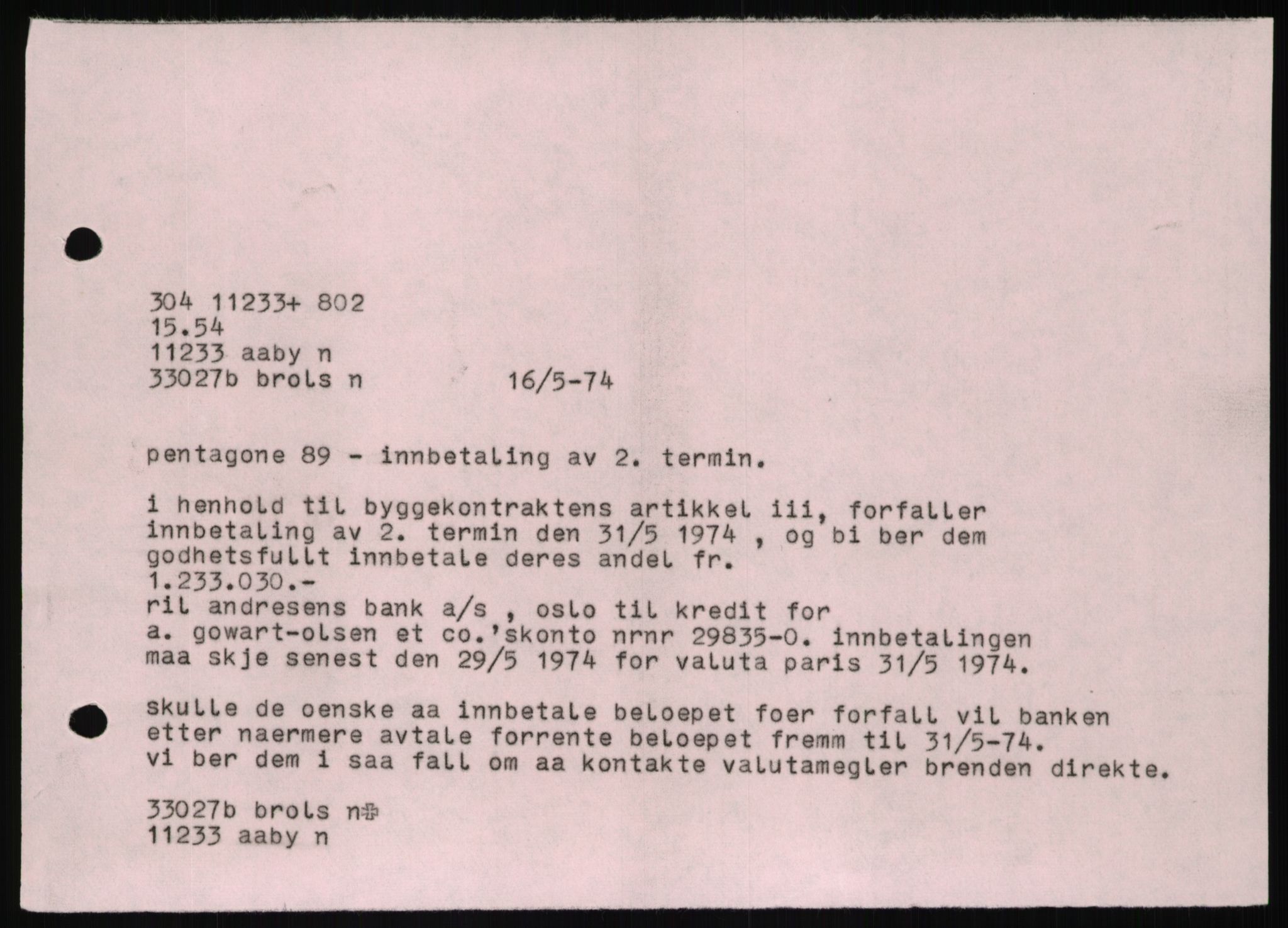 Pa 1503 - Stavanger Drilling AS, AV/SAST-A-101906/D/L0007: Korrespondanse og saksdokumenter, 1974-1981, s. 866