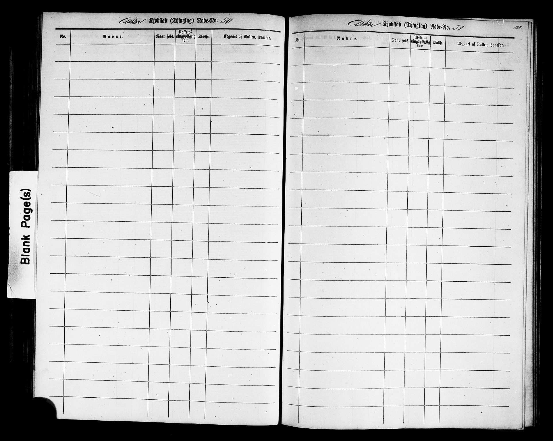 Oslo mønstringskontor, SAO/A-10569g/F/Fc/Fcc/L0001: Utskrivningsregisterrulle, 1860, s. 123