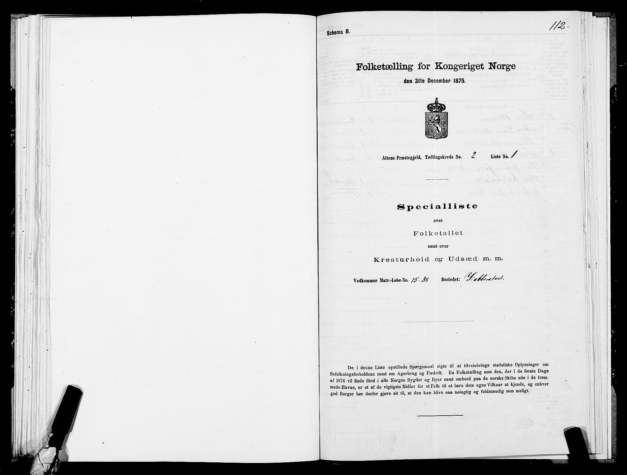 SATØ, Folketelling 1875 for 2012P Alta prestegjeld, 1875, s. 1112