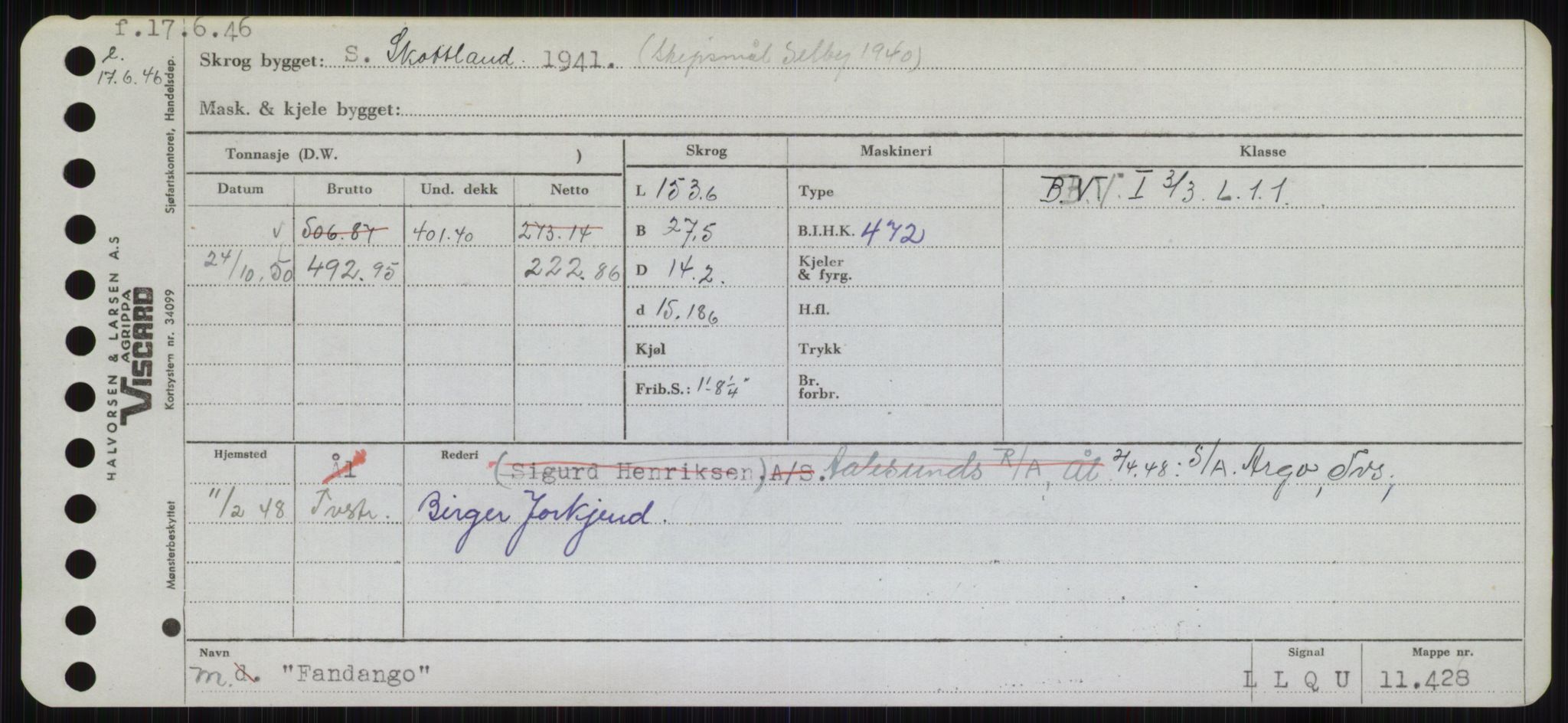 Sjøfartsdirektoratet med forløpere, Skipsmålingen, RA/S-1627/H/Hb/L0002: Fartøy, E-H, s. 71