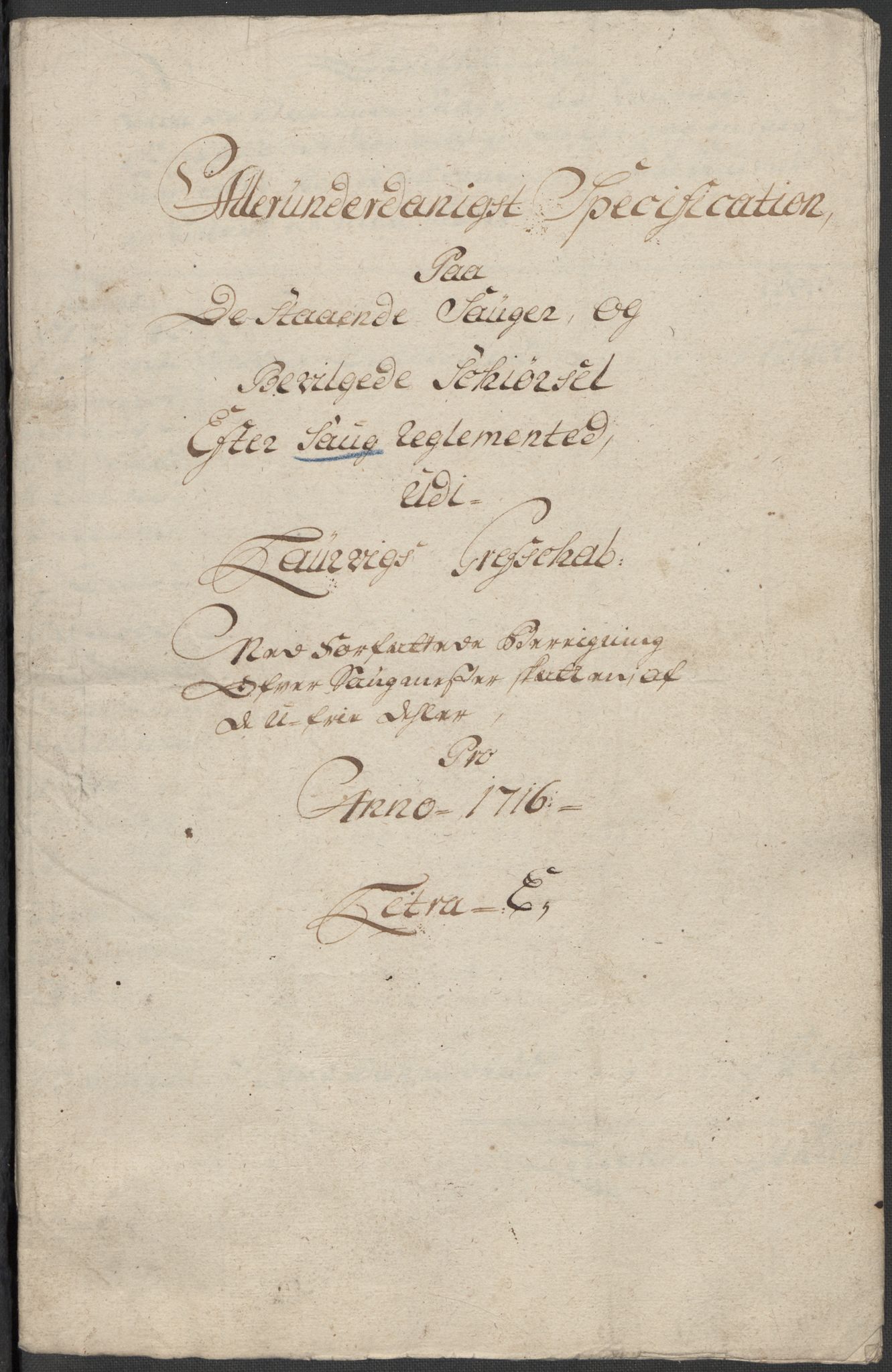 Rentekammeret inntil 1814, Reviderte regnskaper, Fogderegnskap, RA/EA-4092/R33/L1987: Fogderegnskap Larvik grevskap, 1716-1717, s. 150