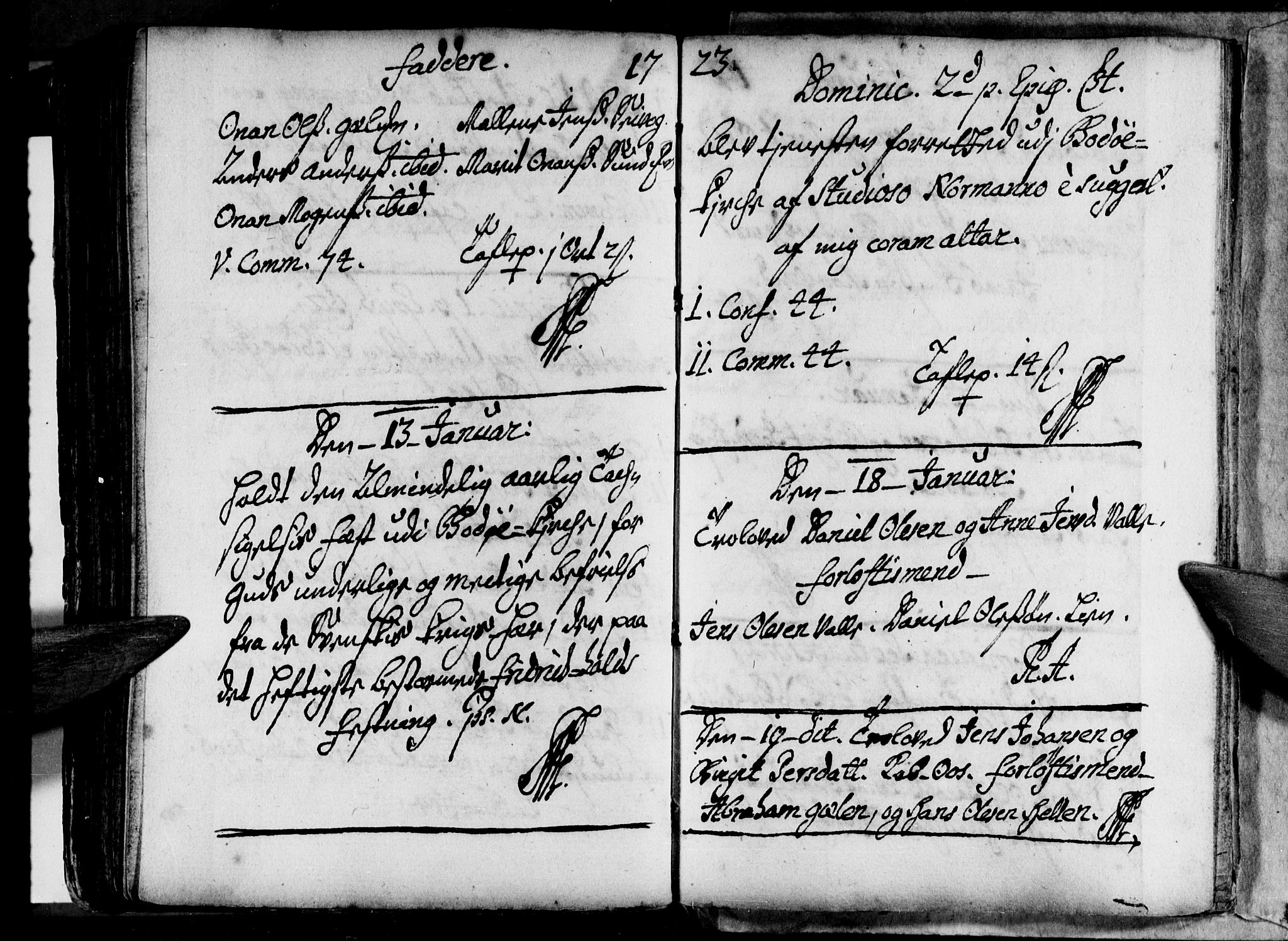 Ministerialprotokoller, klokkerbøker og fødselsregistre - Nordland, AV/SAT-A-1459/801/L0001: Ministerialbok nr. 801A01, 1713-1724