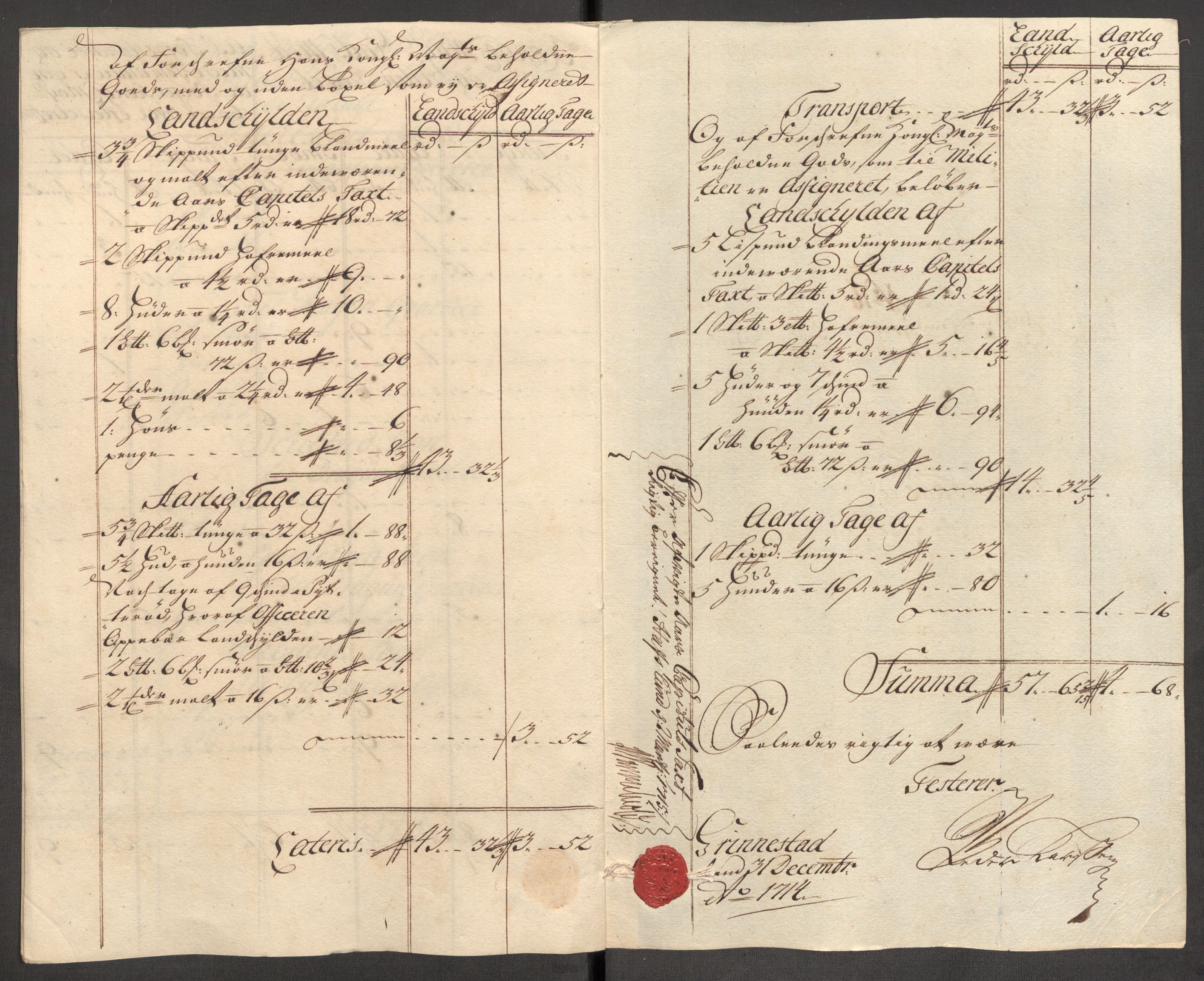 Rentekammeret inntil 1814, Reviderte regnskaper, Fogderegnskap, RA/EA-4092/R07/L0308: Fogderegnskap Rakkestad, Heggen og Frøland, 1714, s. 276