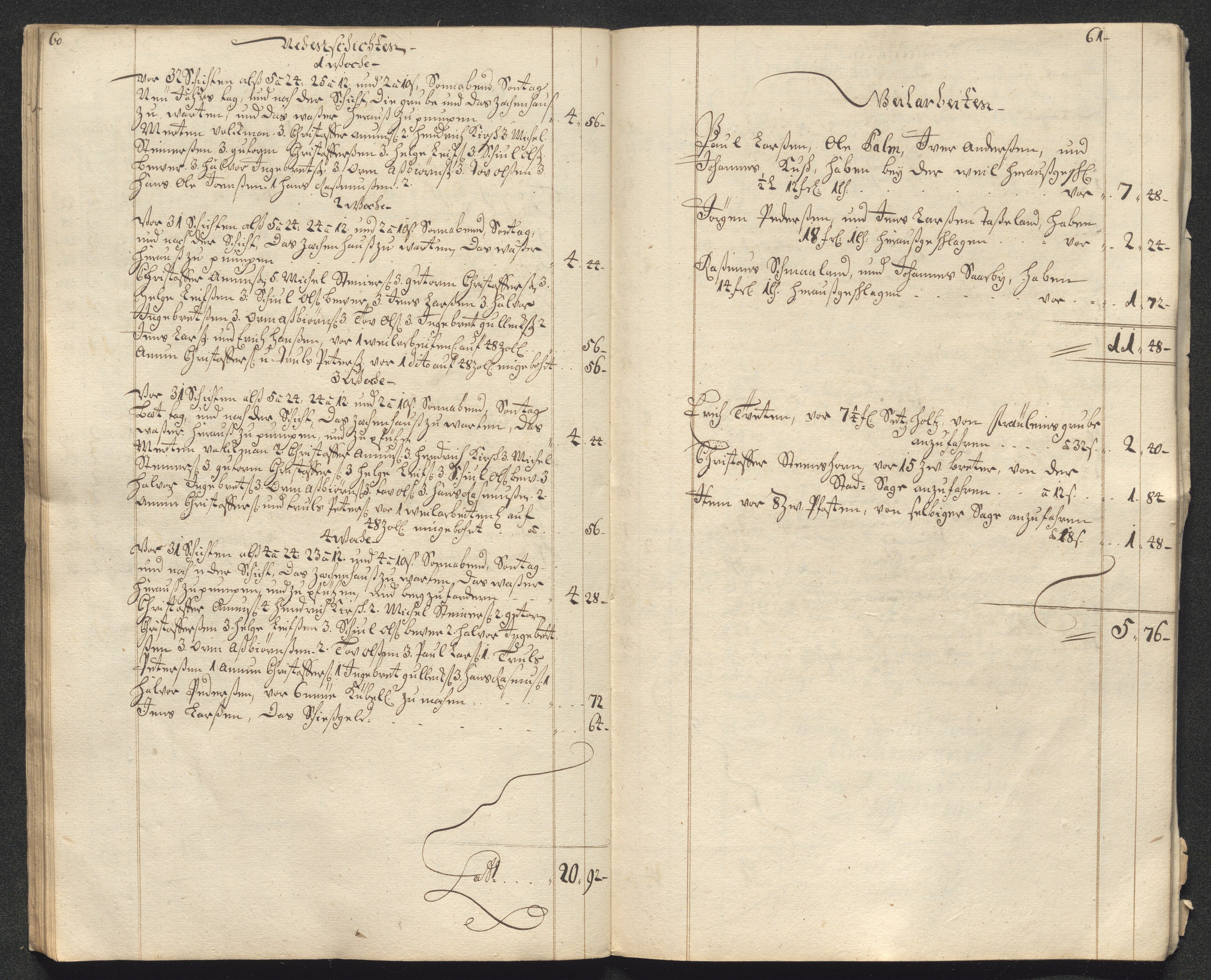 Kongsberg Sølvverk 1623-1816, AV/SAKO-EA-3135/001/D/Dc/Dcd/L0099: Utgiftsregnskap for gruver m.m., 1710, s. 34