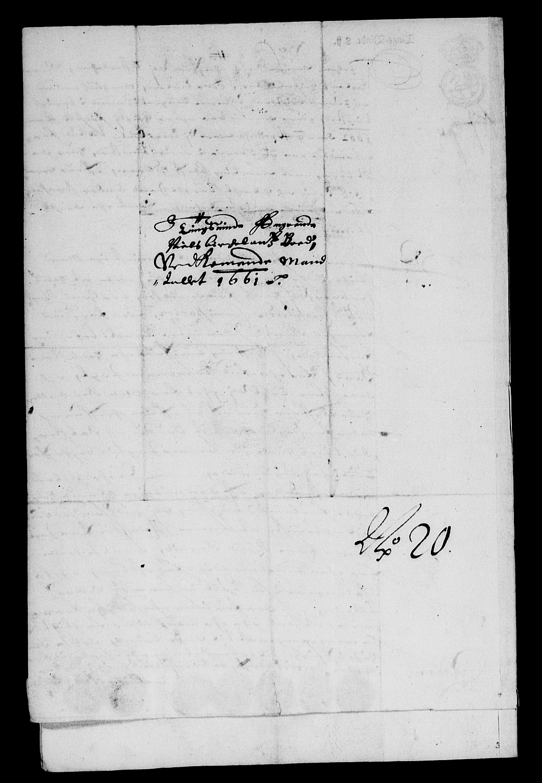 Rentekammeret inntil 1814, Reviderte regnskaper, Lensregnskaper, RA/EA-5023/R/Rb/Rbr/L0023: Lista len, 1660-1661