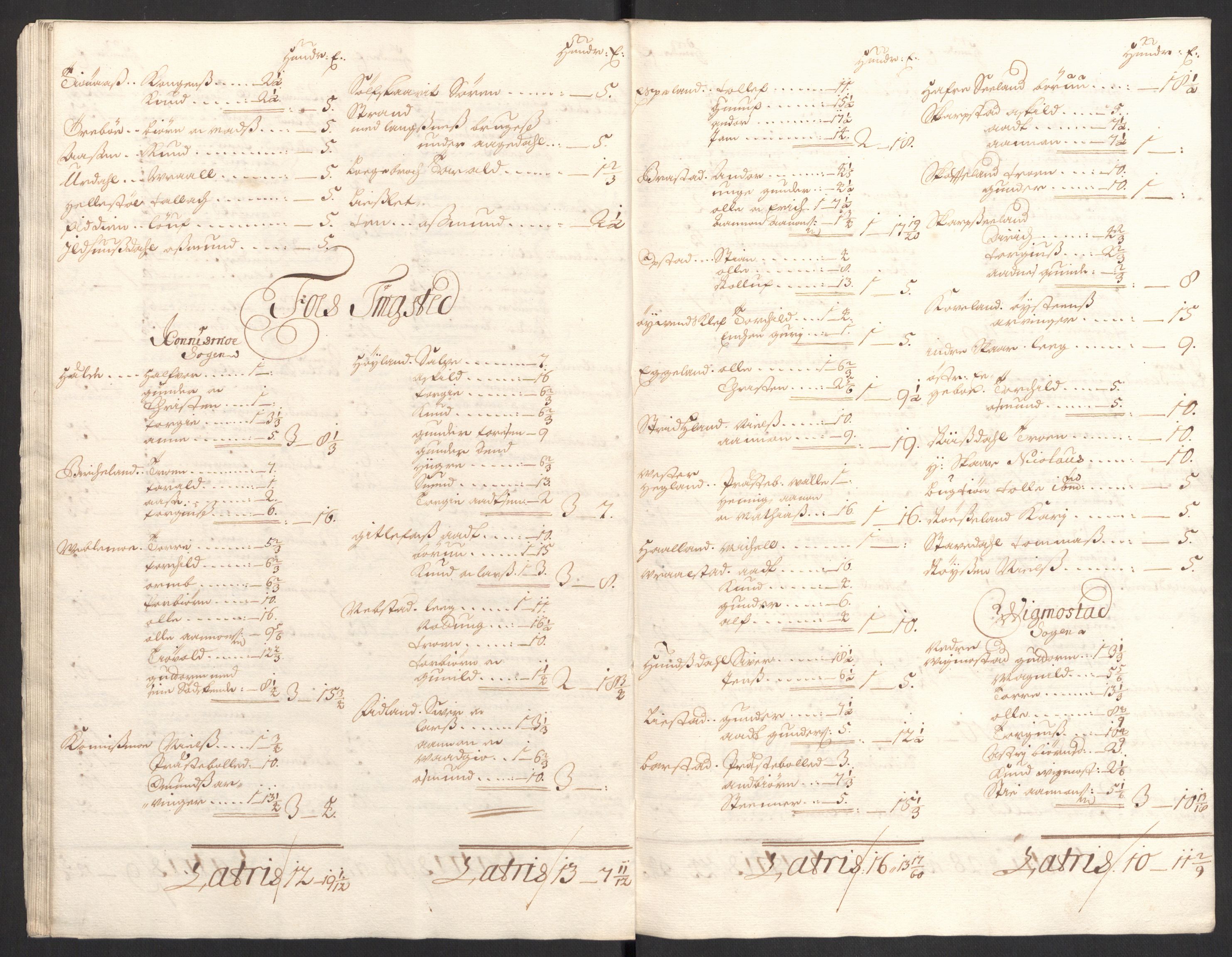 Rentekammeret inntil 1814, Reviderte regnskaper, Fogderegnskap, AV/RA-EA-4092/R43/L2547: Fogderegnskap Lista og Mandal, 1698-1699, s. 311