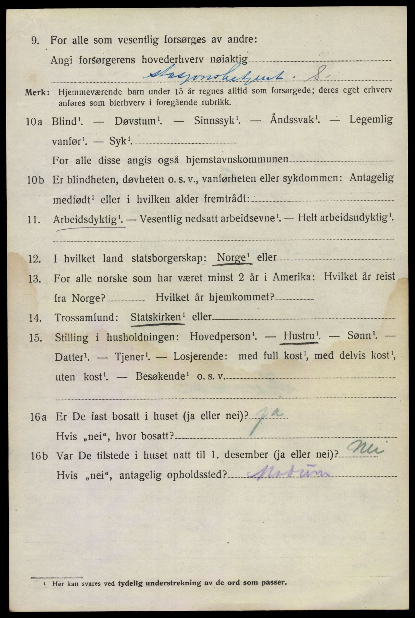 SAO, Folketelling 1920 for 0219 Bærum herred, 1920, s. 11603