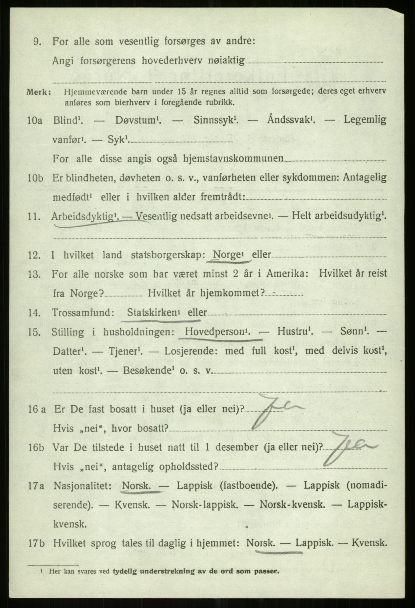 SATØ, Folketelling 1920 for 1934 Tromsøysund herred, 1920, s. 13927
