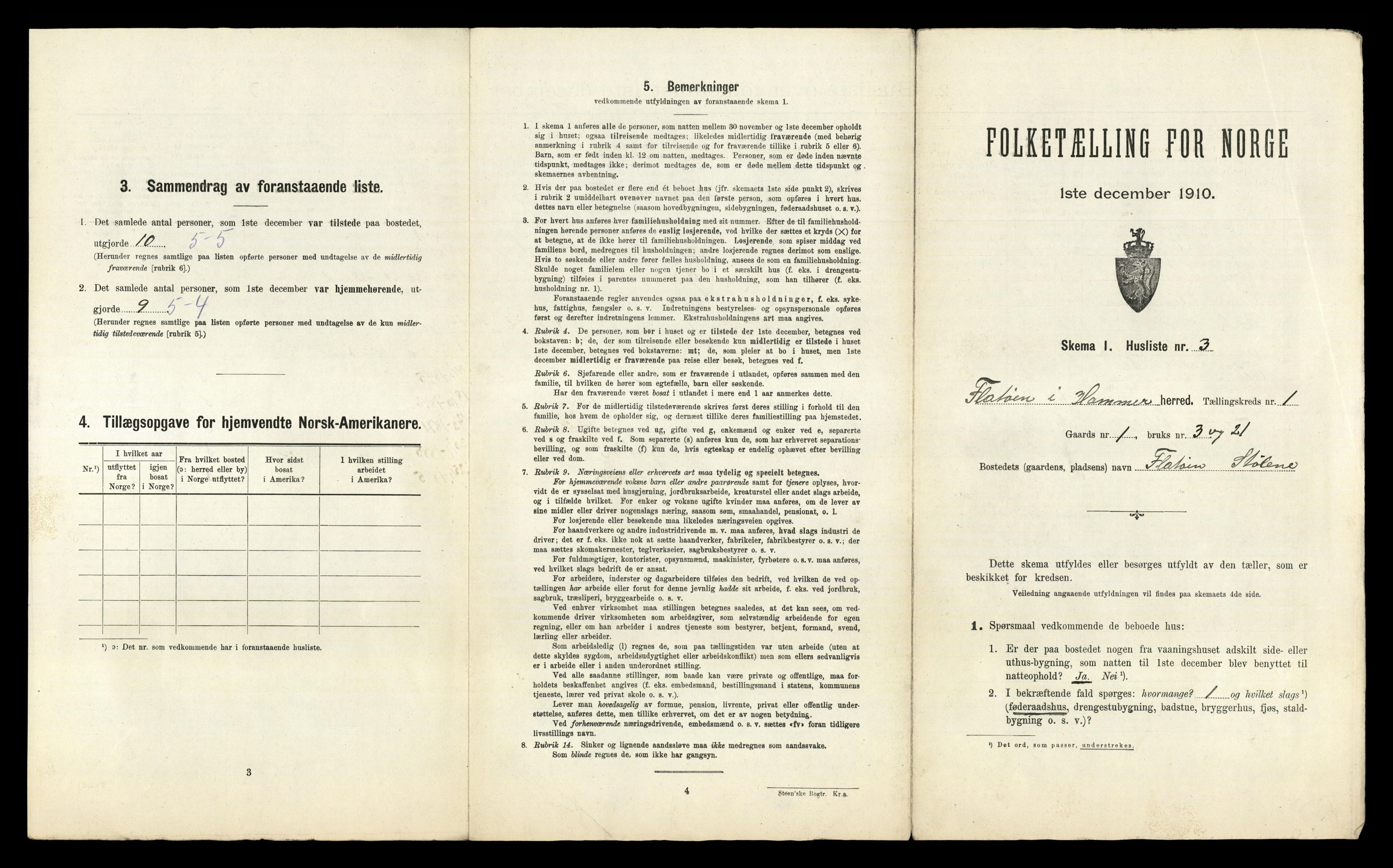 RA, Folketelling 1910 for 1254 Hamre herred, 1910, s. 44