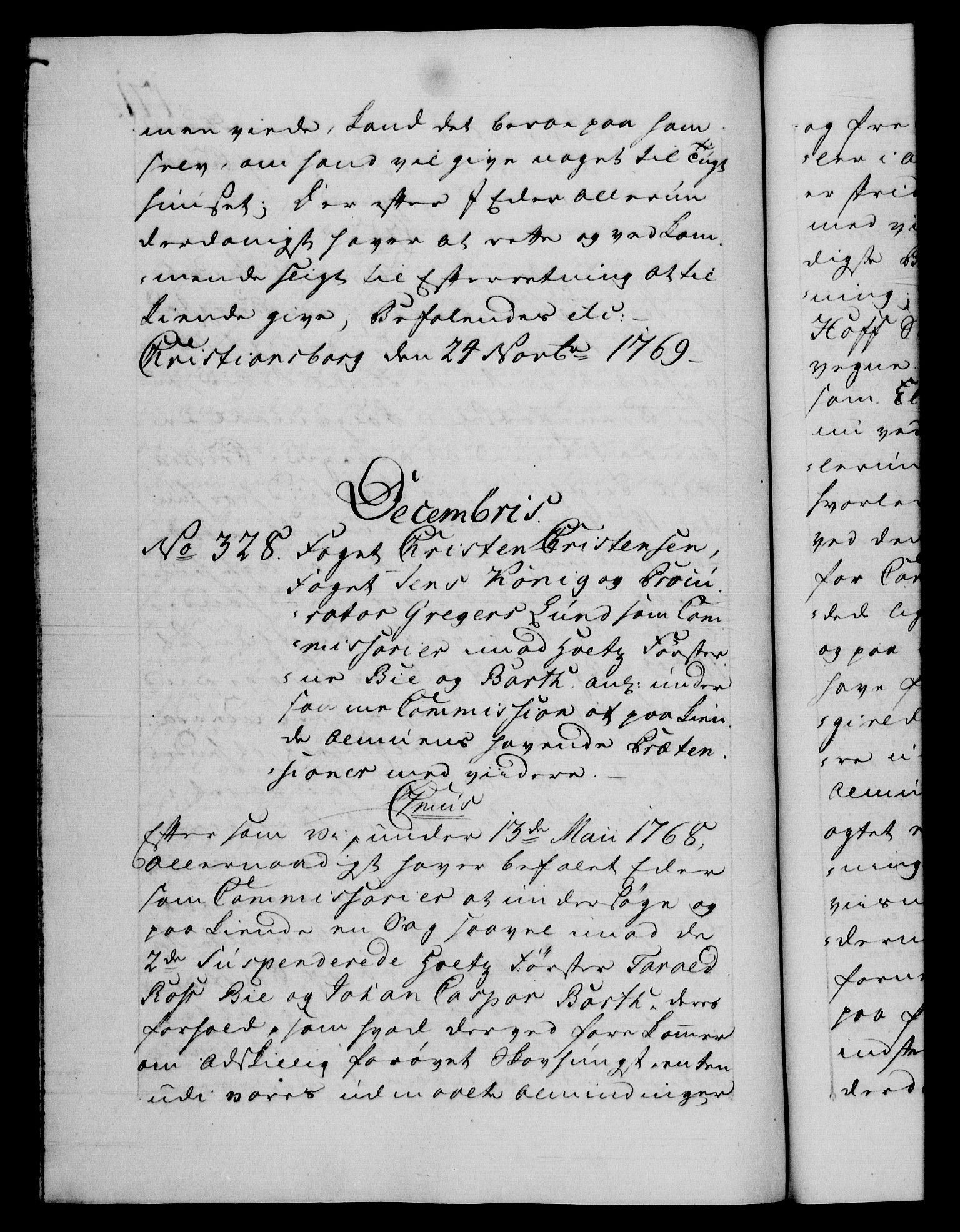 Danske Kanselli 1572-1799, AV/RA-EA-3023/F/Fc/Fca/Fcab/L0039: Norske tegnelser, 1769-1771, s. 171b