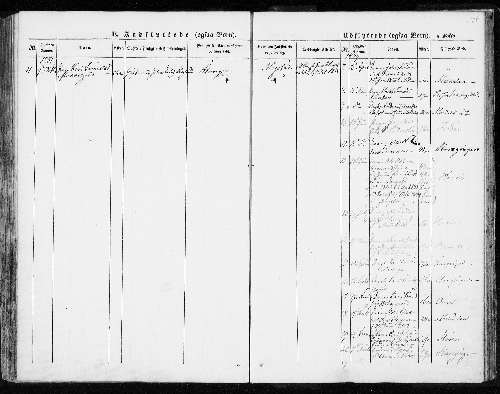 Ministerialprotokoller, klokkerbøker og fødselsregistre - Møre og Romsdal, AV/SAT-A-1454/595/L1043: Ministerialbok nr. 595A05, 1843-1851, s. 228