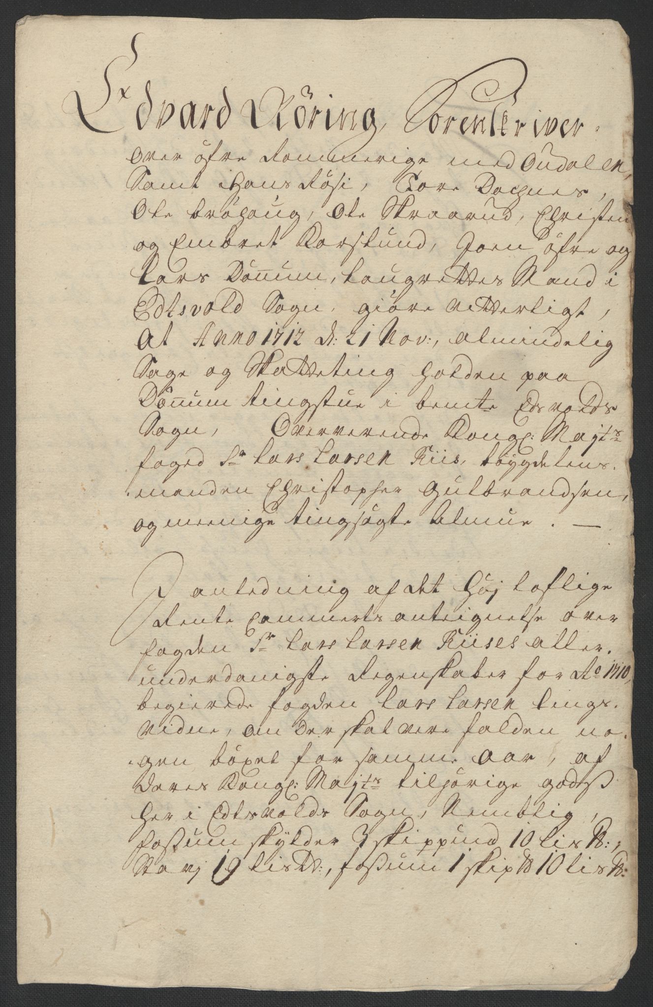 Rentekammeret inntil 1814, Reviderte regnskaper, Fogderegnskap, RA/EA-4092/R12/L0720: Fogderegnskap Øvre Romerike, 1710-1711, s. 166