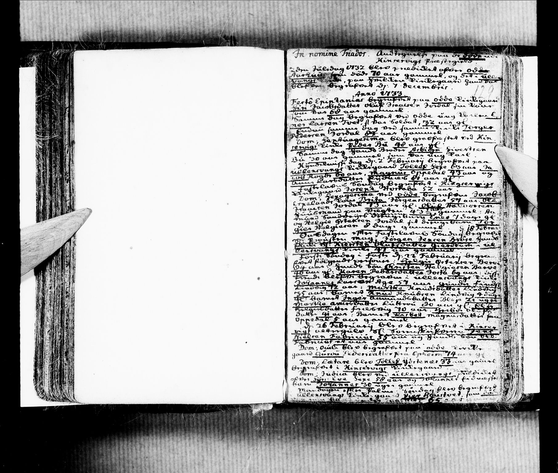 Ullensvang sokneprestembete, AV/SAB-A-78701/H/Haa: Ministerialbok nr. A 4 /1, 1732-1758