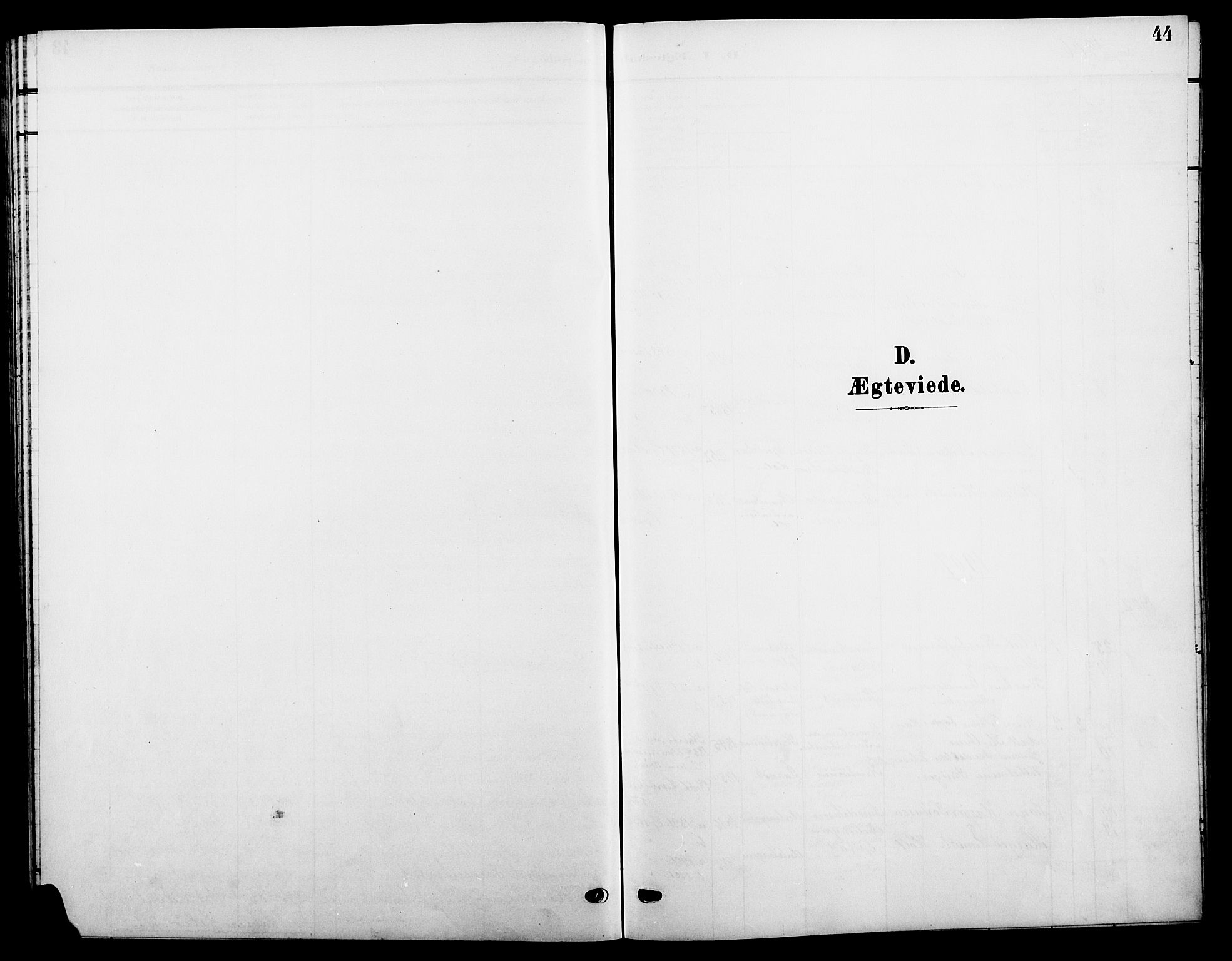 Sør-Odal prestekontor, SAH/PREST-030/H/Ha/Hab/L0006: Klokkerbok nr. 6, 1906-1919, s. 44
