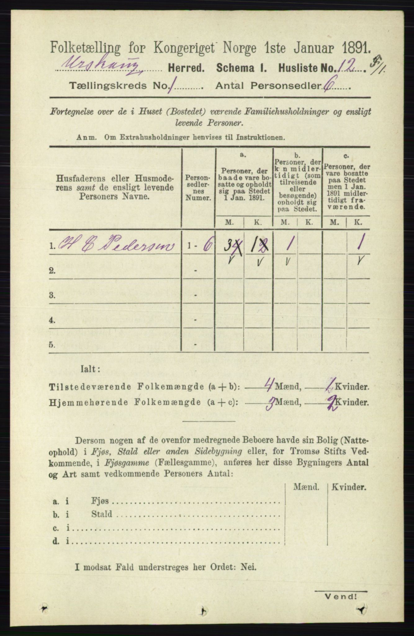 RA, Folketelling 1891 for 0224 Aurskog herred, 1891, s. 41