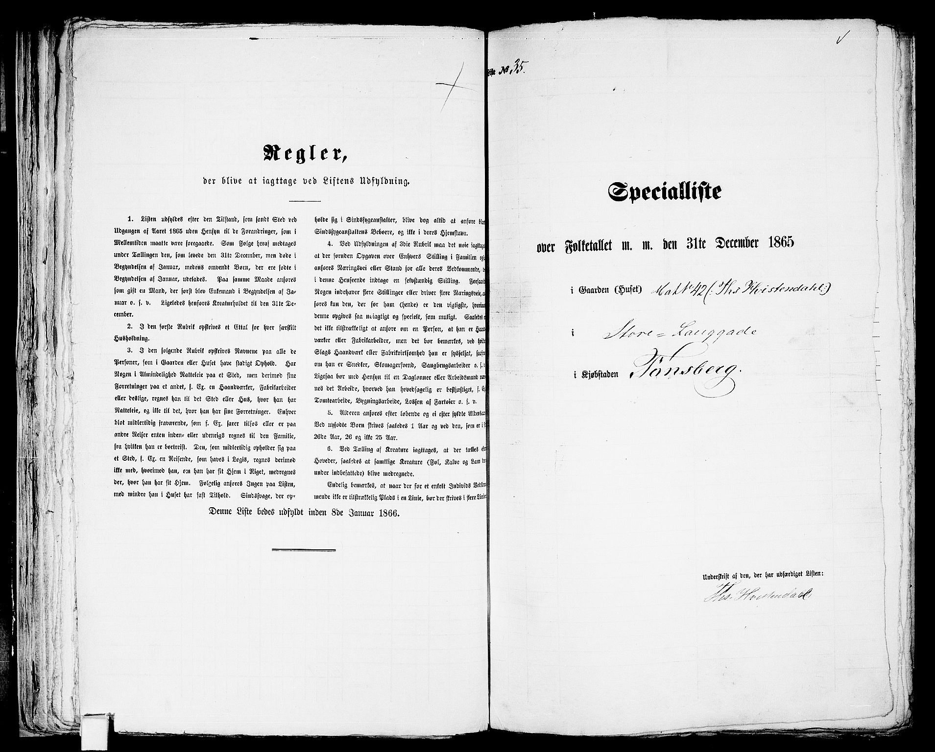 RA, Folketelling 1865 for 0705P Tønsberg prestegjeld, 1865, s. 82