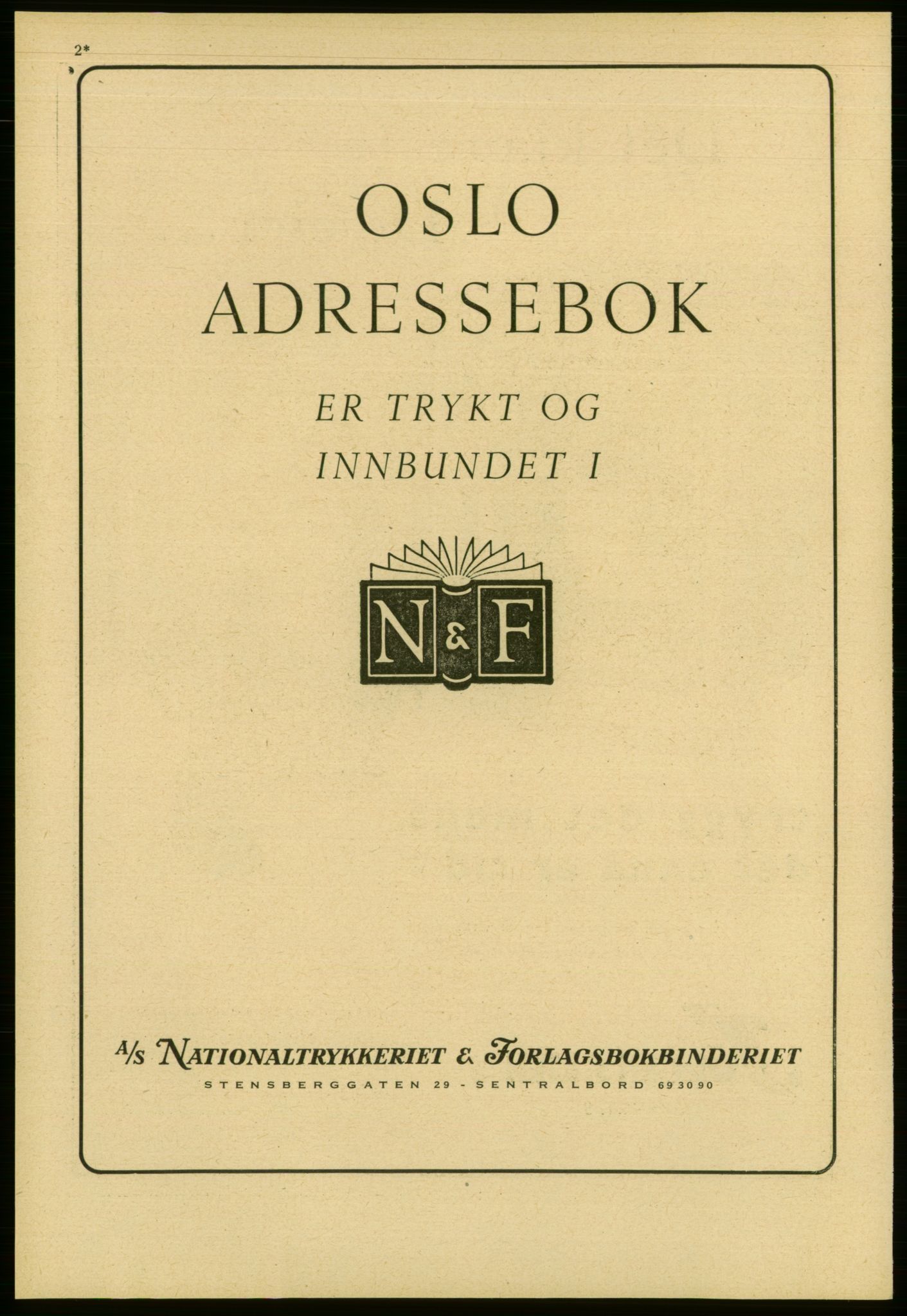 Kristiania/Oslo adressebok, PUBL/-, 1958-1959