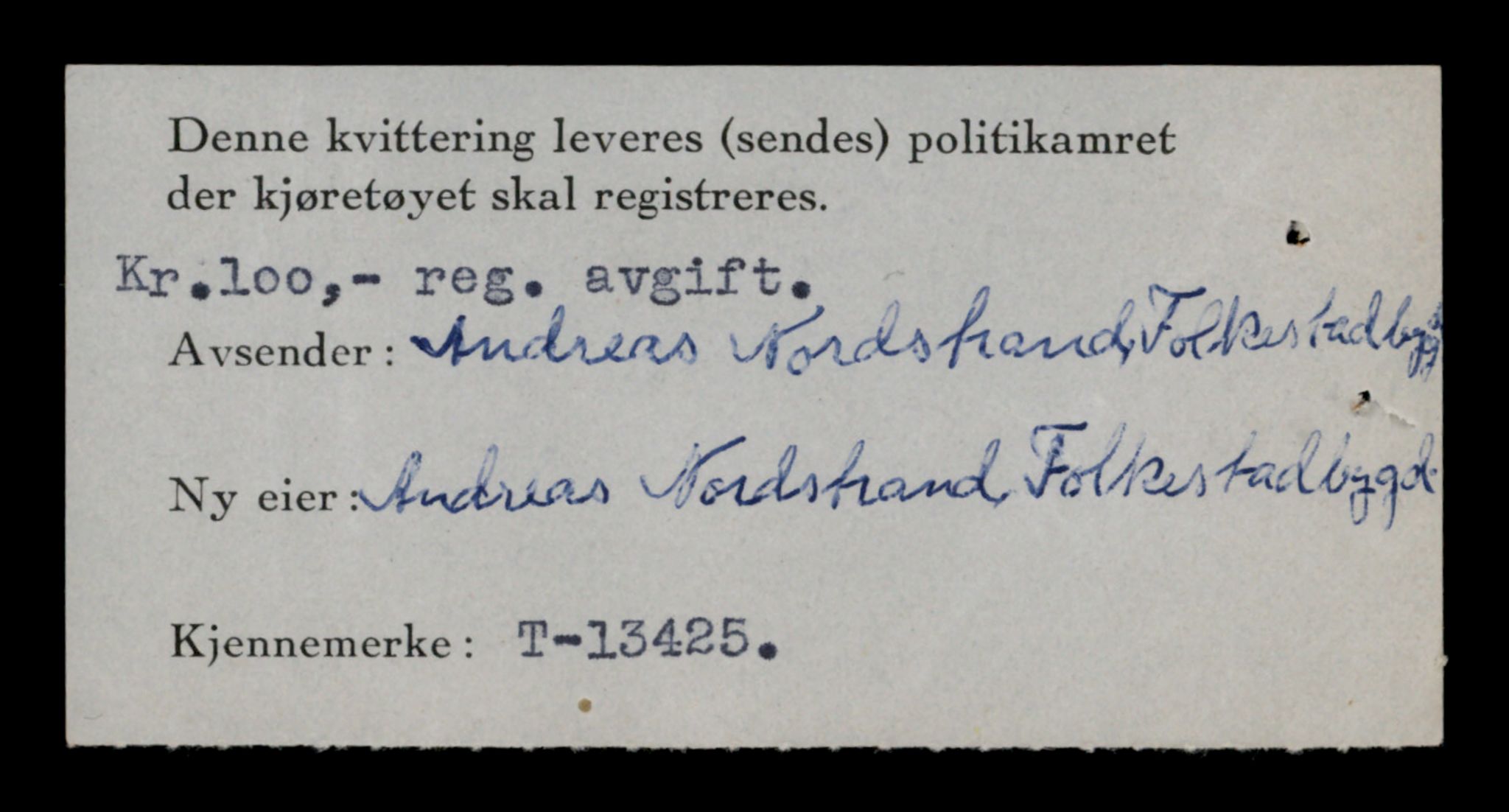 Møre og Romsdal vegkontor - Ålesund trafikkstasjon, AV/SAT-A-4099/F/Fe/L0039: Registreringskort for kjøretøy T 13361 - T 13530, 1927-1998, s. 1112