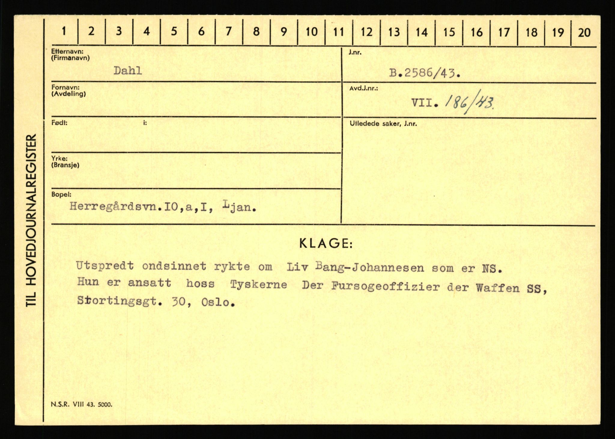 Statspolitiet - Hovedkontoret / Osloavdelingen, AV/RA-S-1329/C/Ca/L0003: Brechan - Eichinger	, 1943-1945, s. 2377