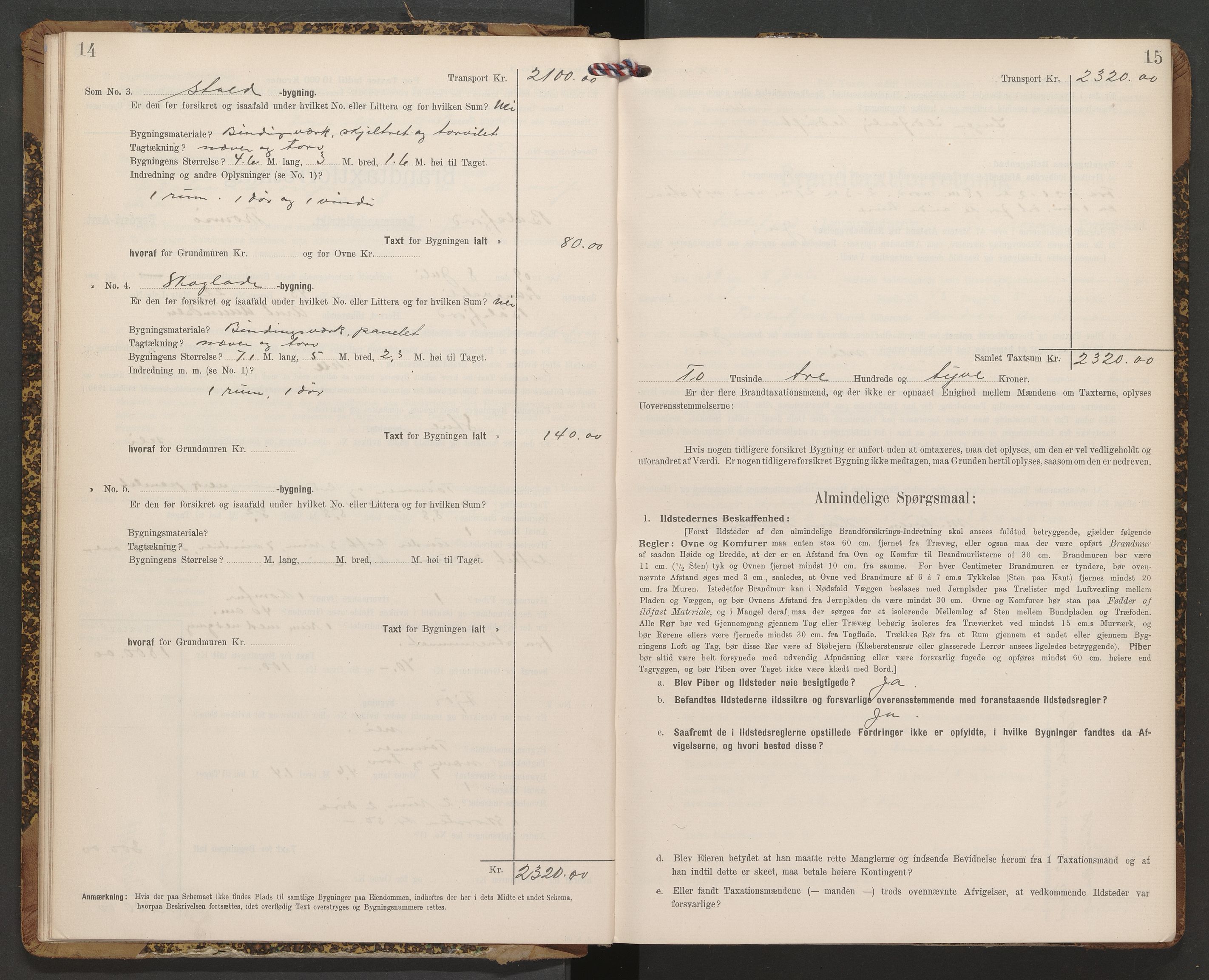 Lensmannen i Balsfjord, AV/SATØ-S-0085/Hf/Hfb/L0175: Branntakstprotokoller 1873-1962. Med register, 1909-1912