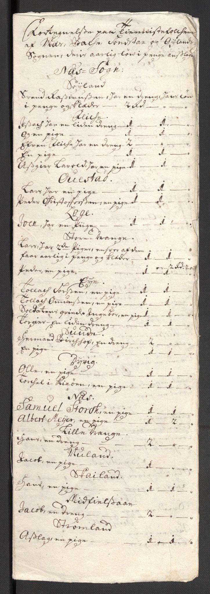 Rentekammeret inntil 1814, Reviderte regnskaper, Fogderegnskap, RA/EA-4092/R43/L2554: Fogderegnskap Lista og Mandal, 1711, s. 283