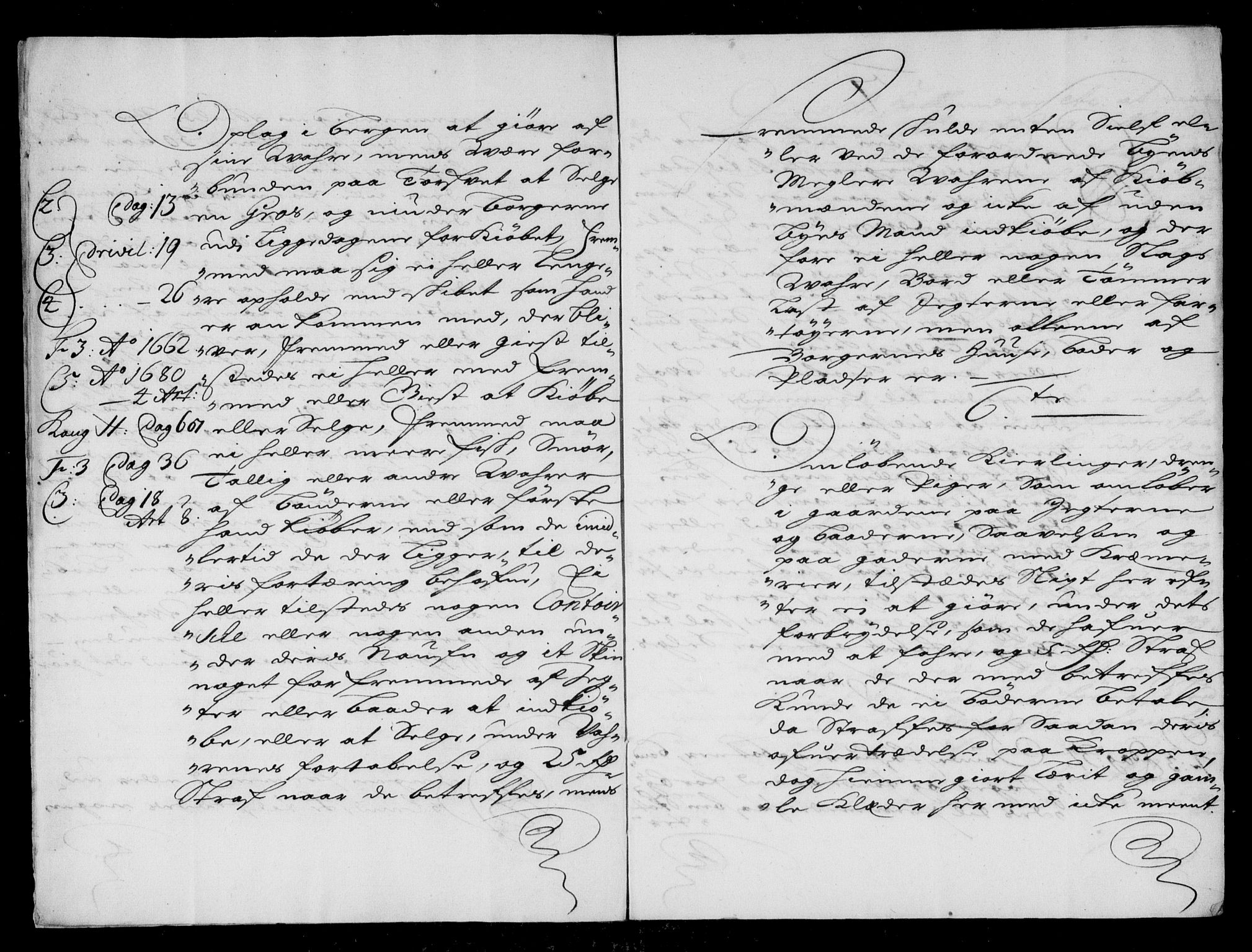 Danske Kanselli, Skapsaker, AV/RA-EA-4061/F/L0055: Skap 14, pakke 18A-18B, litra Ø, 1607-1704, s. 202
