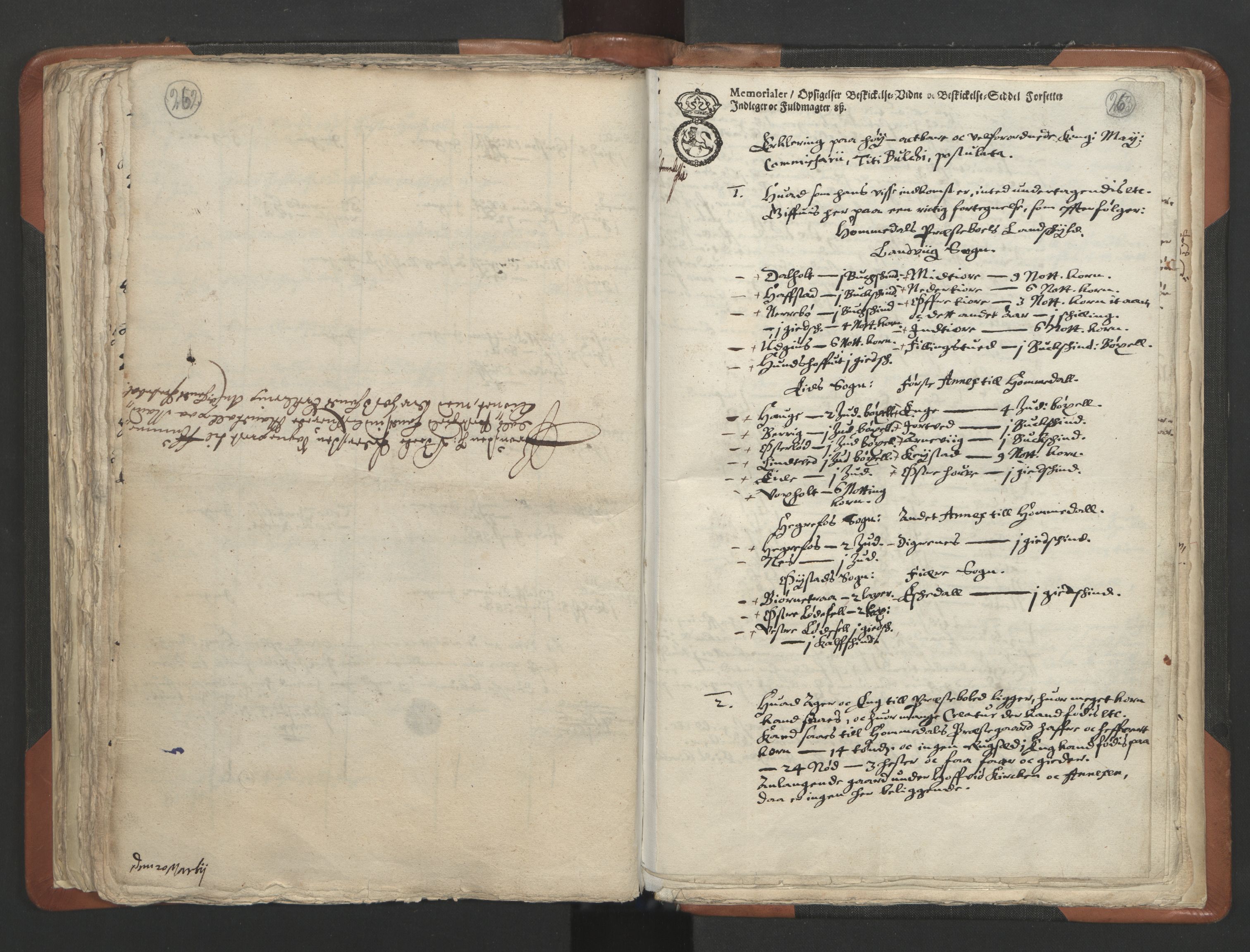 RA, Sogneprestenes manntall 1664-1666, nr. 13: Nedenes prosti, 1664-1666, s. 262-263
