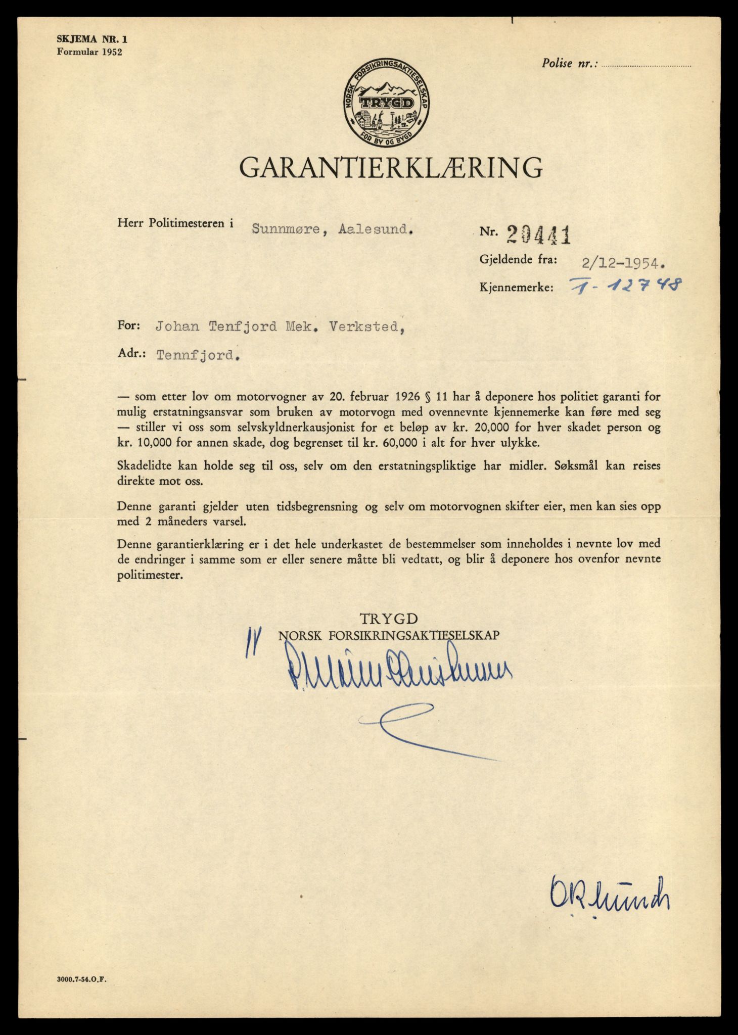 Møre og Romsdal vegkontor - Ålesund trafikkstasjon, AV/SAT-A-4099/F/Fe/L0035: Registreringskort for kjøretøy T 12653 - T 12829, 1927-1998, s. 1810