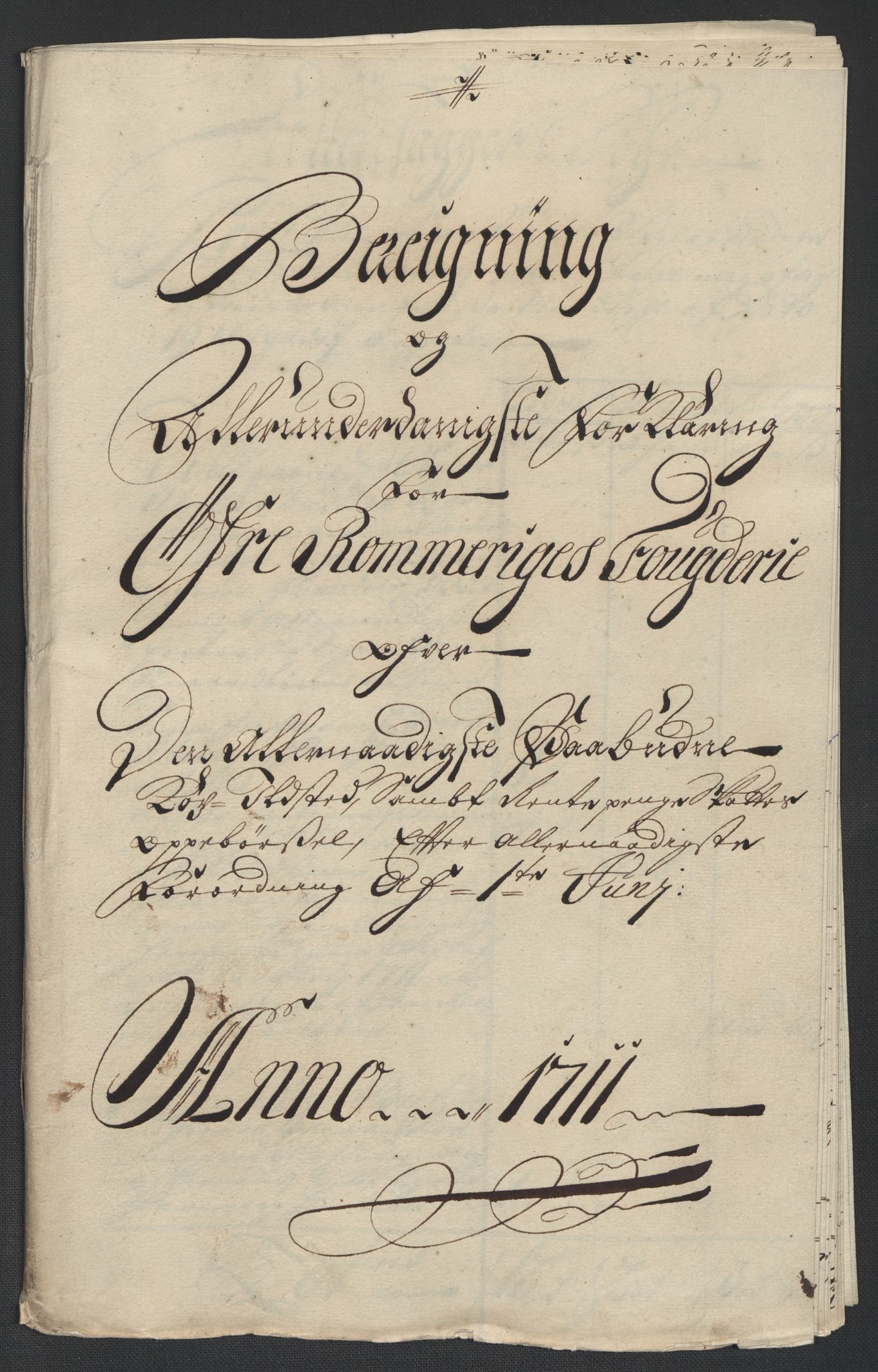 Rentekammeret inntil 1814, Reviderte regnskaper, Fogderegnskap, RA/EA-4092/R12/L0720: Fogderegnskap Øvre Romerike, 1710-1711, s. 439