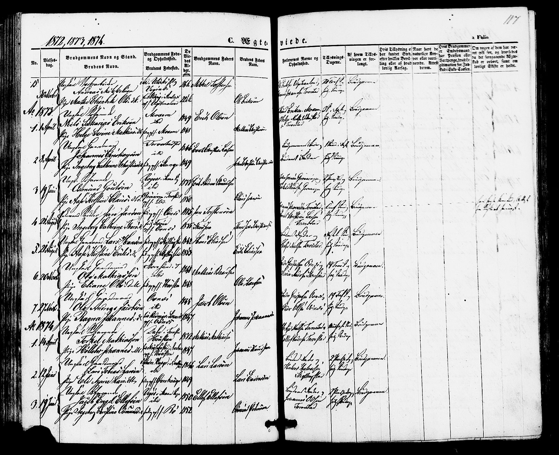 Torvastad sokneprestkontor, AV/SAST-A -101857/H/Ha/Haa/L0010: Ministerialbok nr. A 10, 1857-1878, s. 117