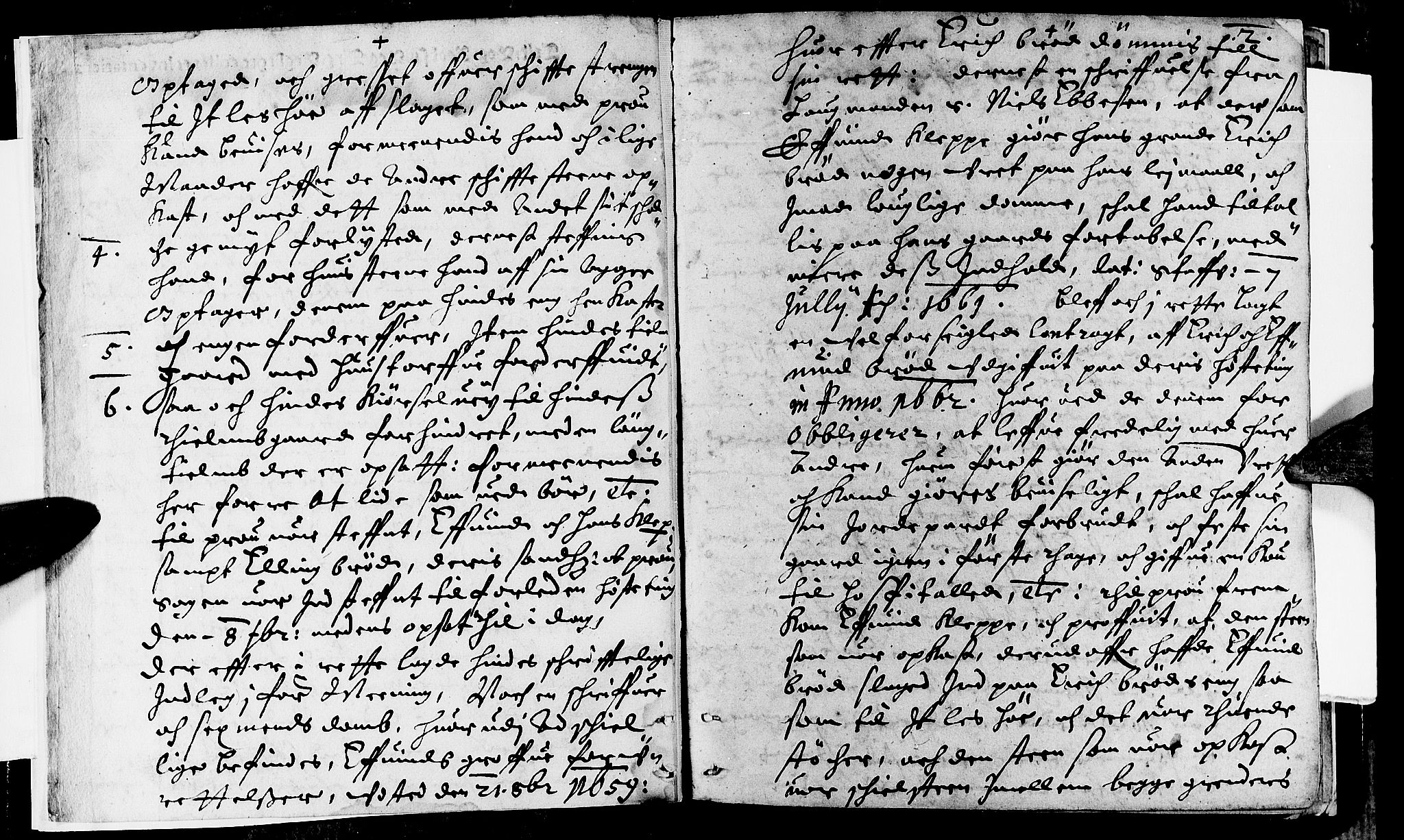Jæren og Dalane sorenskriveri, SAST/A-100306/3/30/30BA/L0021: TINGBOK, 1664, s. 1b-2a