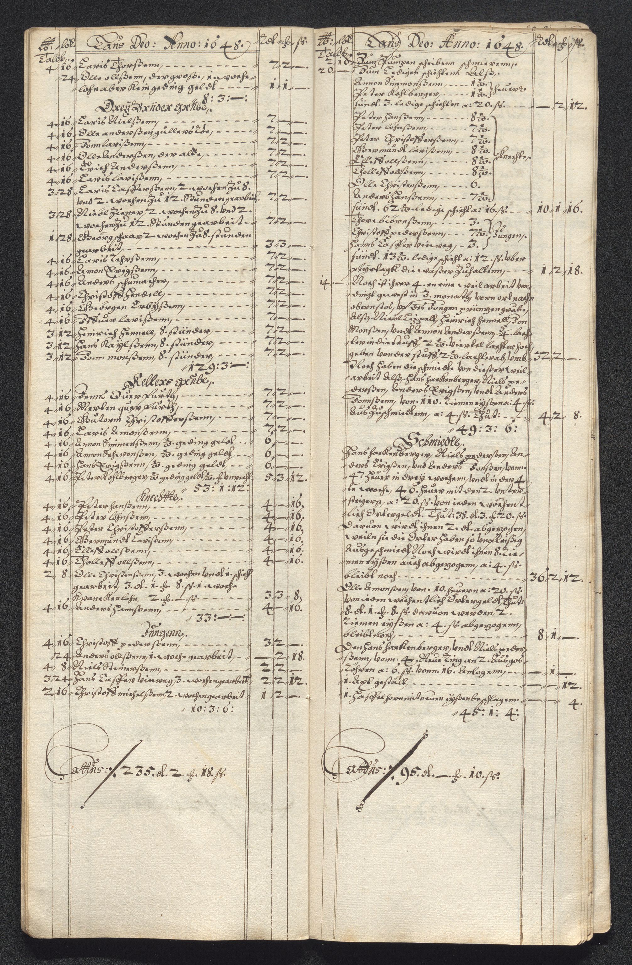 Kongsberg Sølvverk 1623-1816, AV/SAKO-EA-3135/001/D/Dc/Dcd/L0022: Utgiftsregnskap for gruver m.m., 1647-1648, s. 528