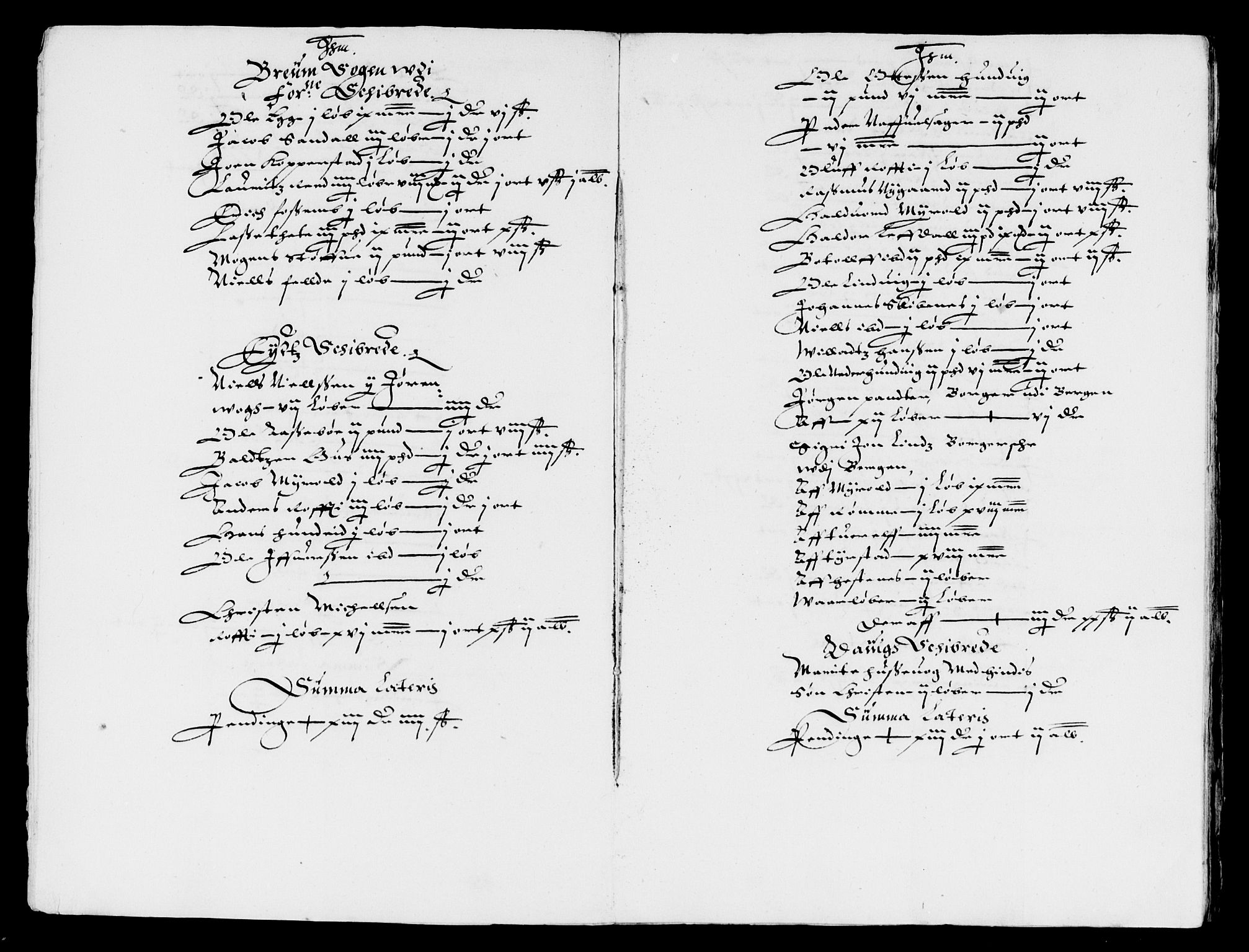 Rentekammeret inntil 1814, Reviderte regnskaper, Lensregnskaper, AV/RA-EA-5023/R/Rb/Rbt/L0065: Bergenhus len, 1633-1634