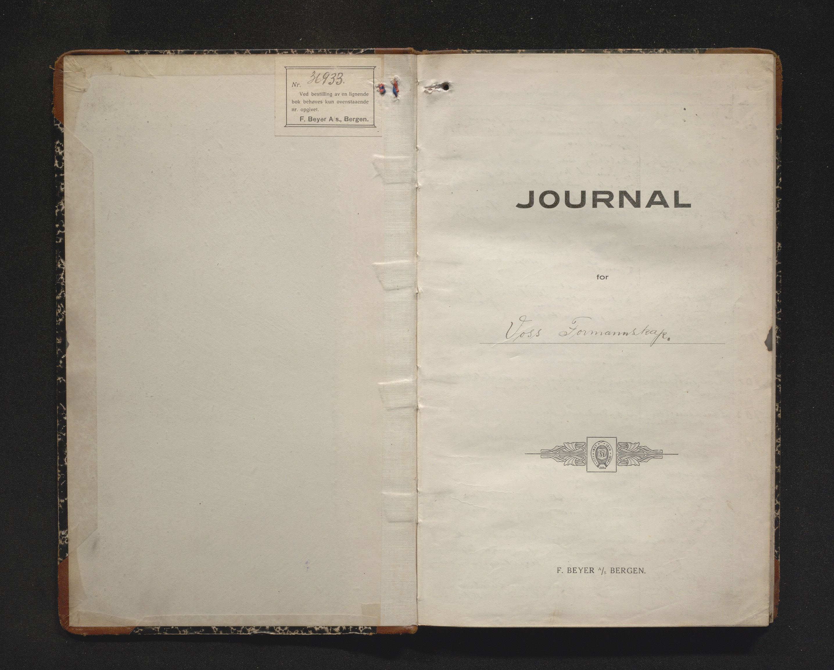 Voss kommune. Formannskapet, IKAH/1235-021/C/Ca/L0010: Postjournal, 1916-1919