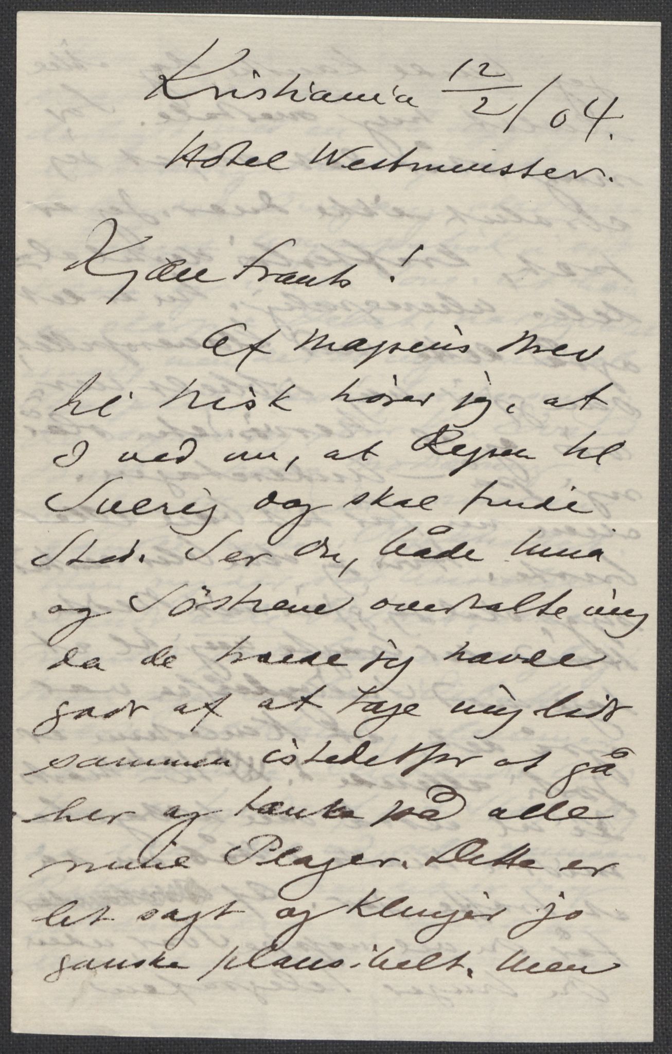 Beyer, Frants, RA/PA-0132/F/L0001: Brev fra Edvard Grieg til Frantz Beyer og "En del optegnelser som kan tjene til kommentar til brevene" av Marie Beyer, 1872-1907, s. 753