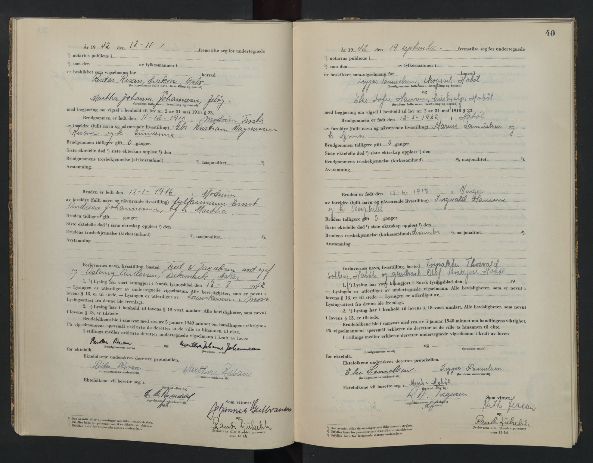 Moss sorenskriveri, AV/SAO-A-10168, 1942-1943, s. 40