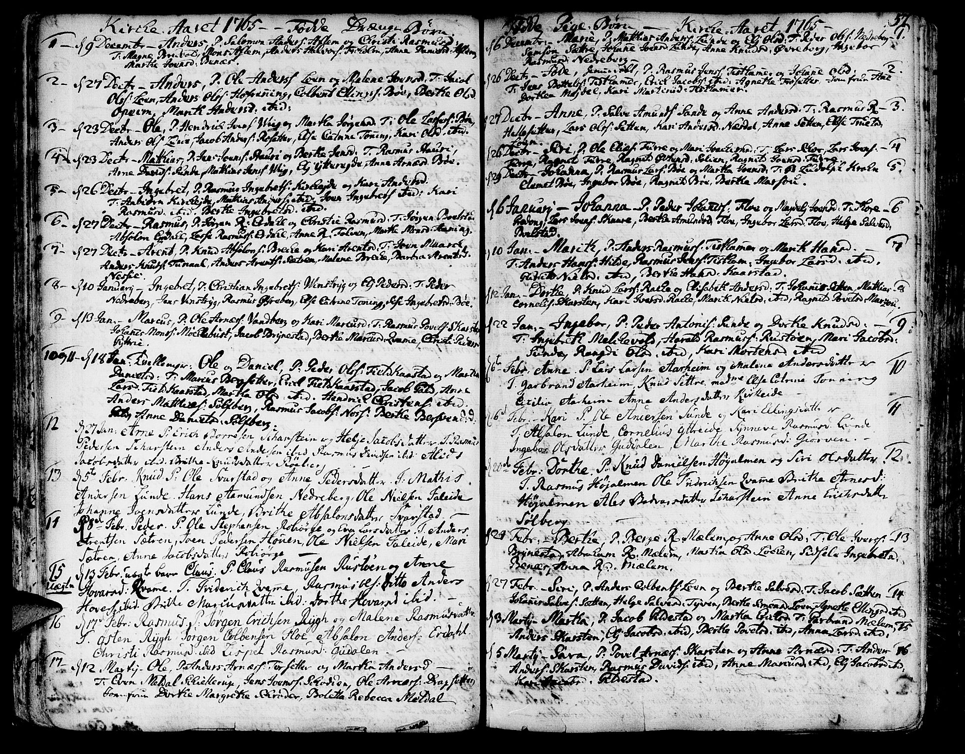 Innvik sokneprestembete, AV/SAB-A-80501: Ministerialbok nr. A 1, 1750-1816, s. 57
