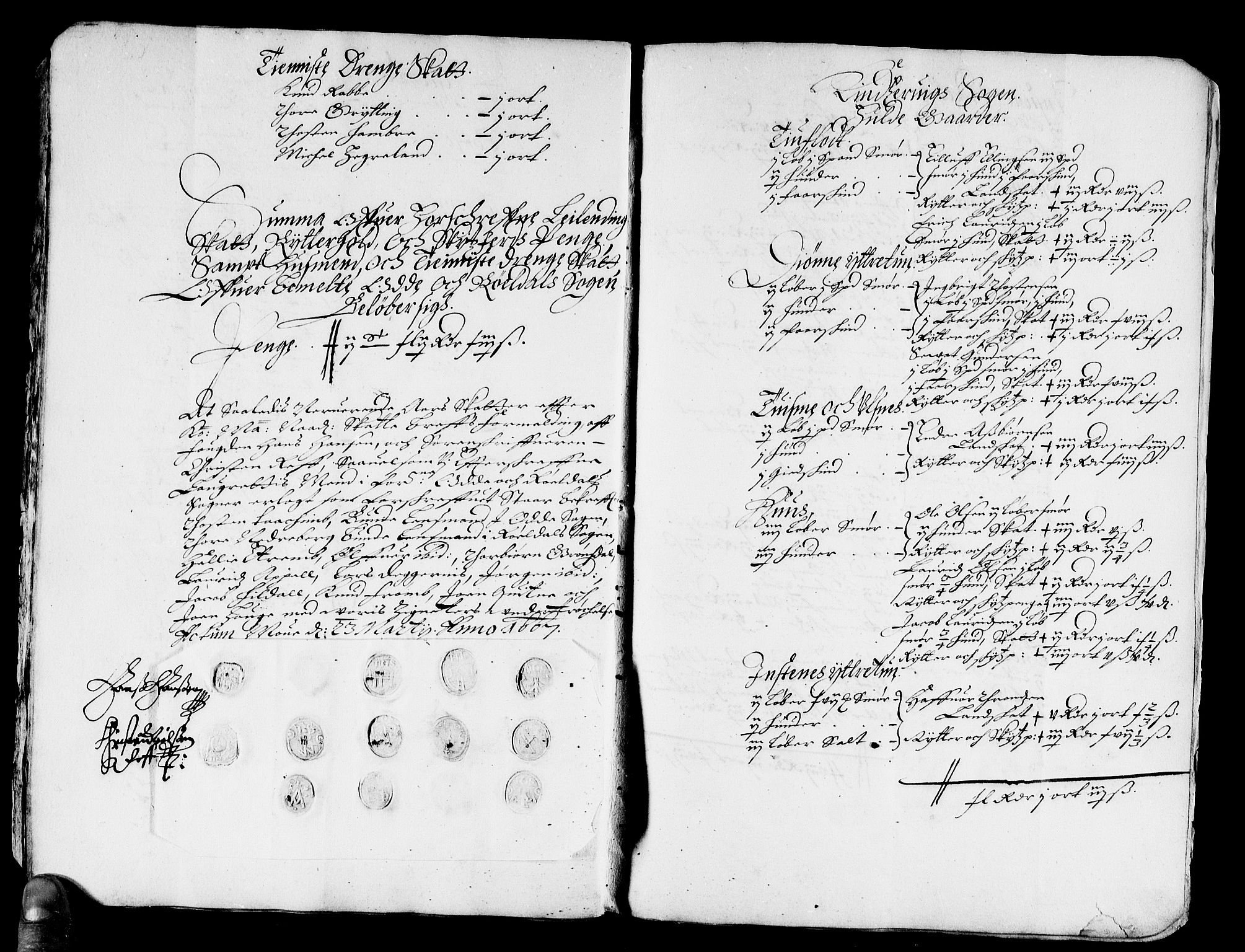Rentekammeret inntil 1814, Reviderte regnskaper, Stiftamtstueregnskaper, Bergen stiftamt, AV/RA-EA-6043/R/Rc/L0024: Bergen stiftamt, 1667