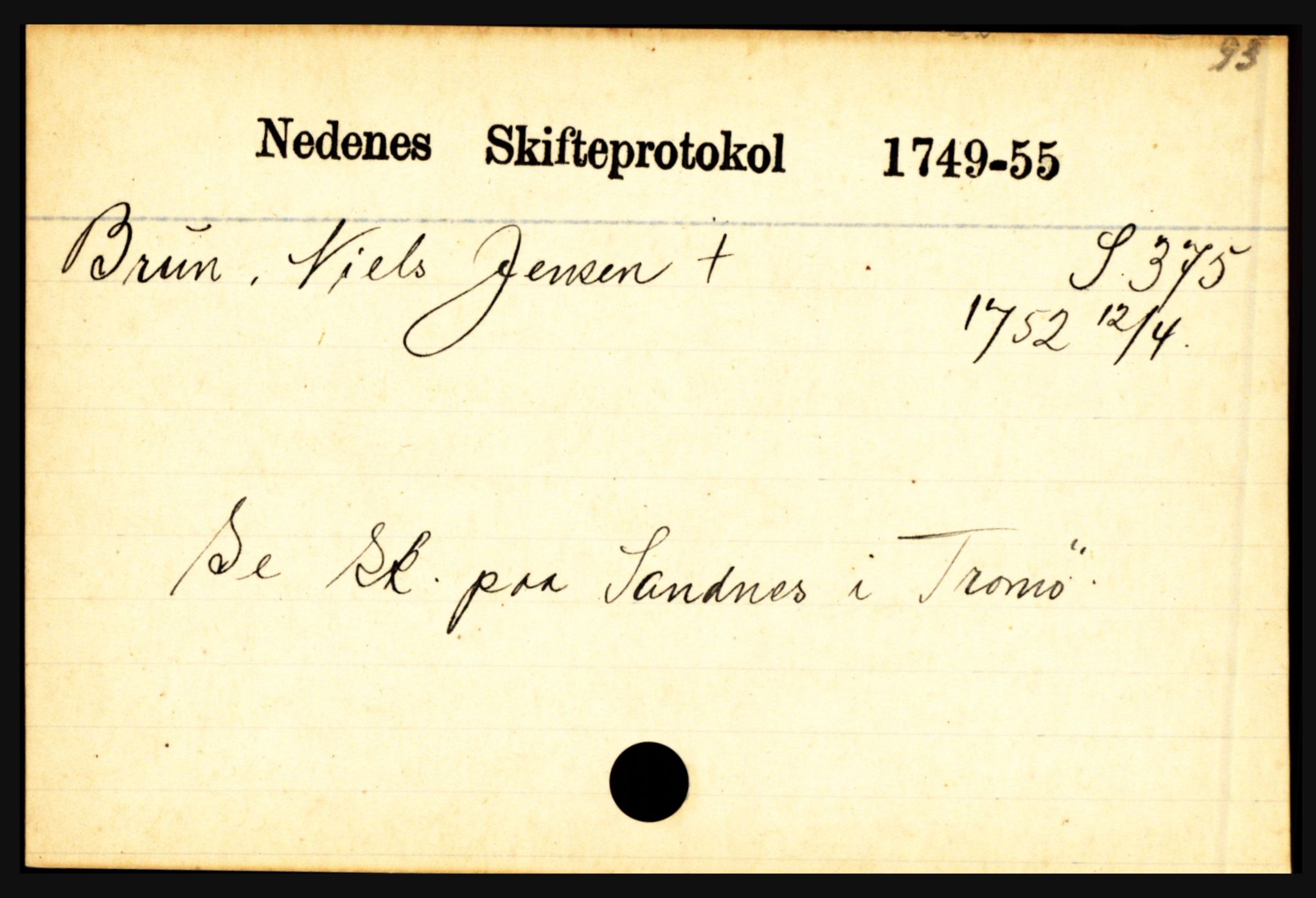 Nedenes sorenskriveri før 1824, AV/SAK-1221-0007/H, s. 4133