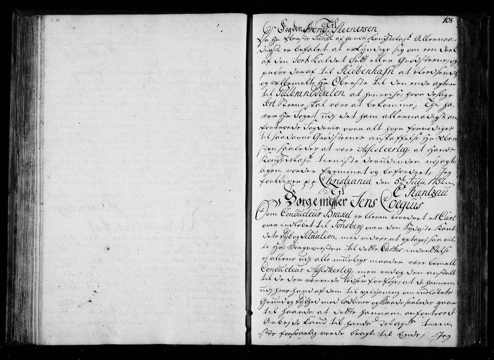 Stattholderembetet 1572-1771, RA/EA-2870/Be/L0011: Kopibok for beneficia paupertatis, 1726-1739, s. 107b-108a