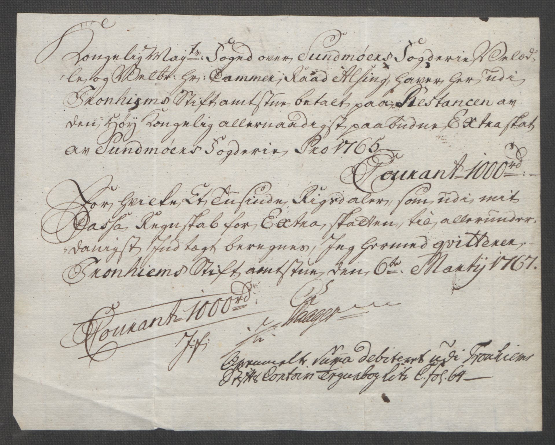 Rentekammeret inntil 1814, Reviderte regnskaper, Fogderegnskap, AV/RA-EA-4092/R54/L3645: Ekstraskatten Sunnmøre, 1762-1772, s. 76