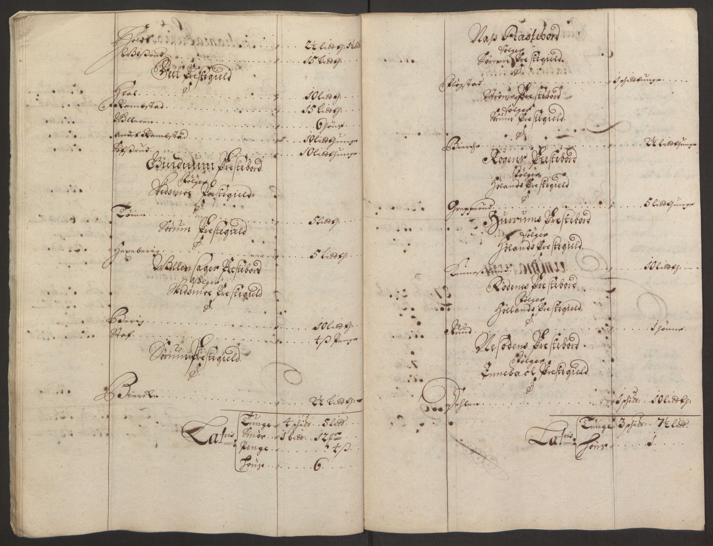 Rentekammeret inntil 1814, Reviderte regnskaper, Fogderegnskap, AV/RA-EA-4092/R11/L0579: Fogderegnskap Nedre Romerike, 1694-1695, s. 180