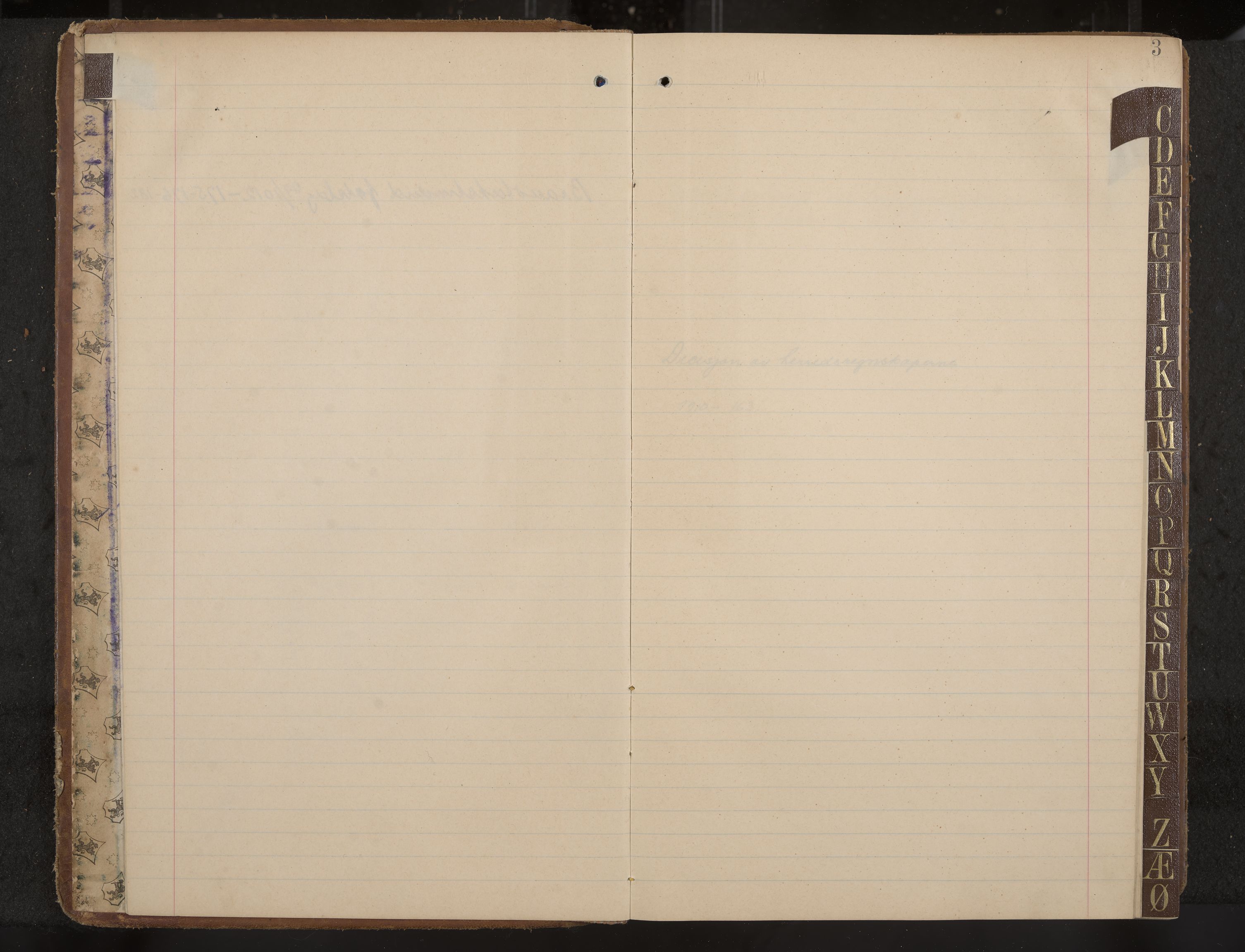 Sandar formannskap og sentraladministrasjon, IKAK/0724021/A/Aa/L0004: Møtebok med register, 1907-1914, s. 3