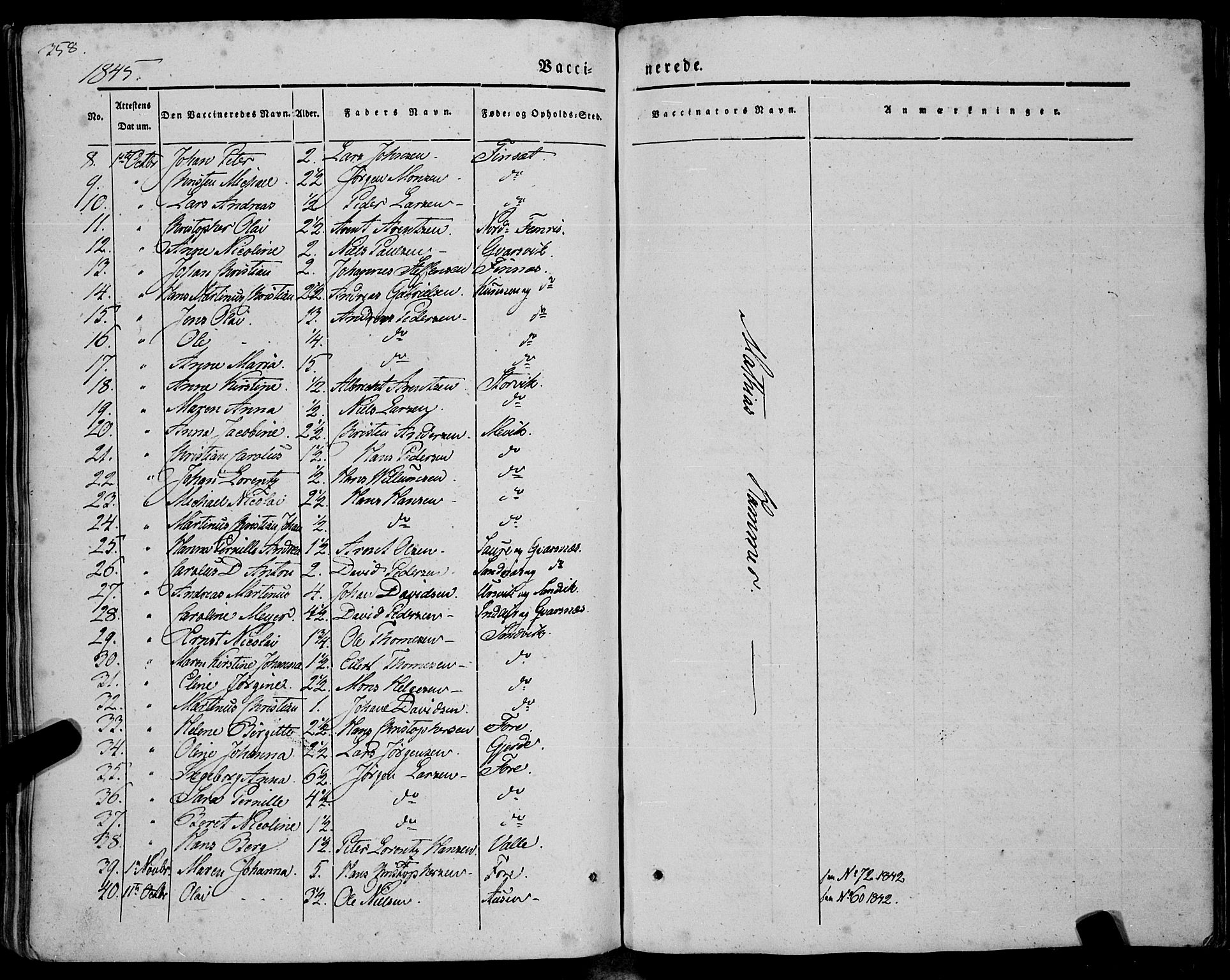 Ministerialprotokoller, klokkerbøker og fødselsregistre - Nordland, AV/SAT-A-1459/805/L0097: Ministerialbok nr. 805A04, 1837-1861, s. 358